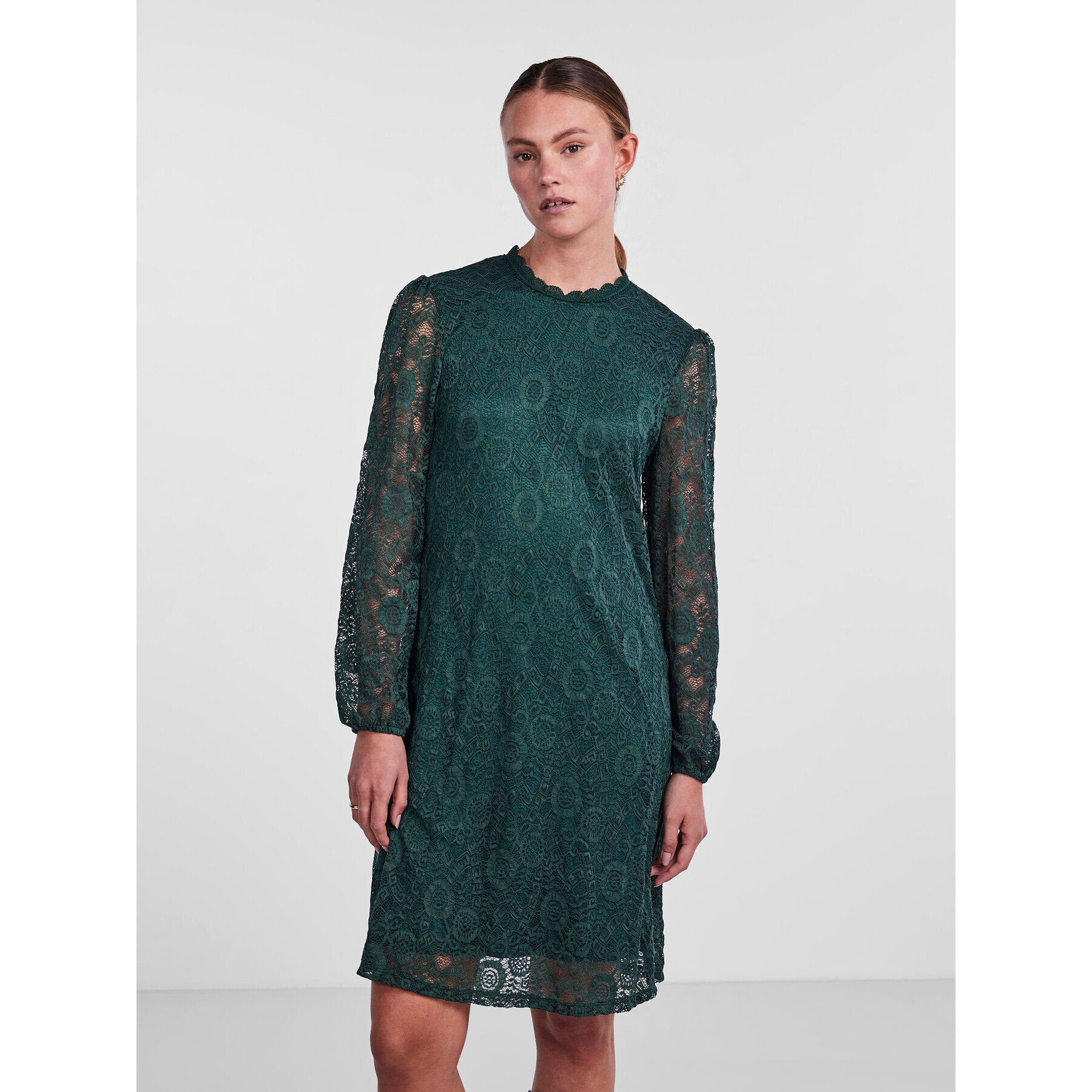 Pieces Ежедневна рокля 17139864 Зелен Regular Fit - Pepit.bg