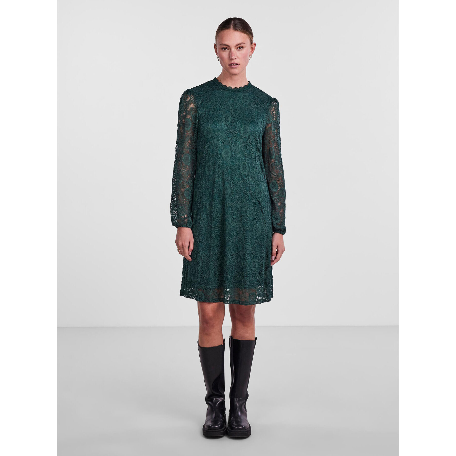 Pieces Ежедневна рокля 17139864 Зелен Regular Fit - Pepit.bg