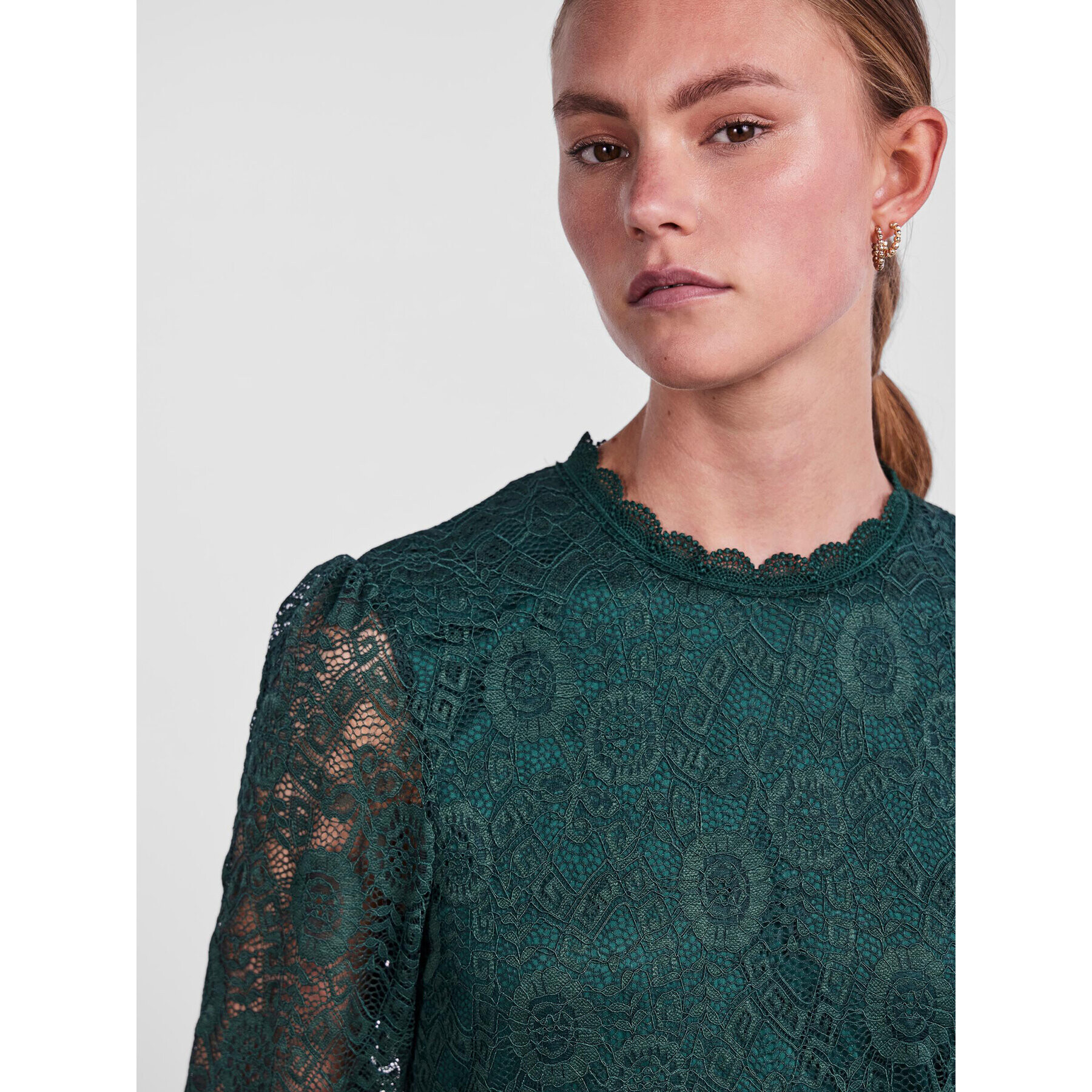 Pieces Ежедневна рокля 17139864 Зелен Regular Fit - Pepit.bg
