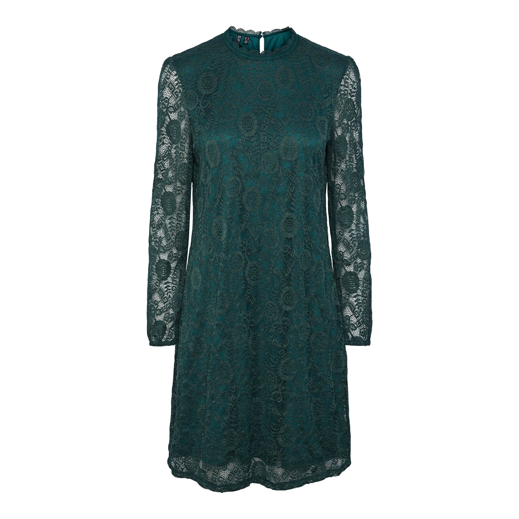 Pieces Ежедневна рокля 17139864 Зелен Regular Fit - Pepit.bg