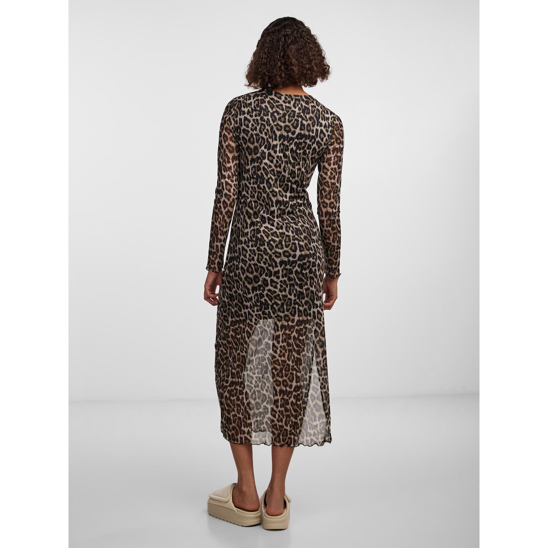Pieces Ежедневна рокля 17140632 Кафяв Regular Fit - Pepit.bg