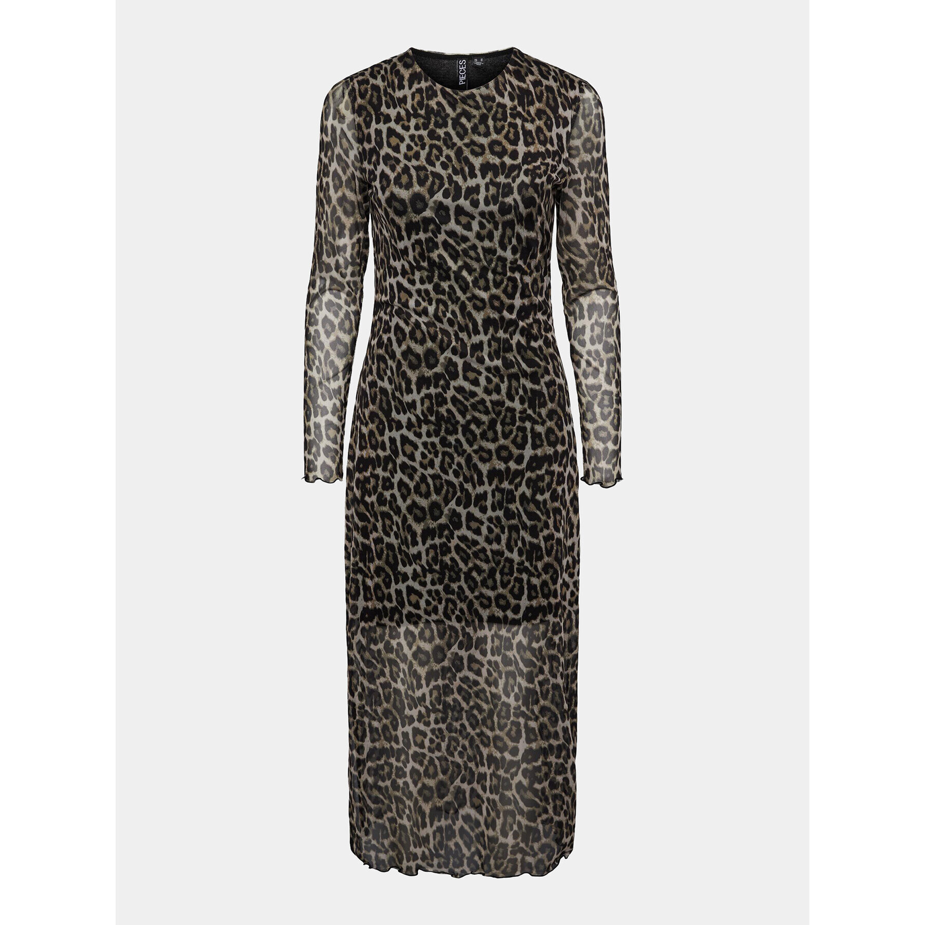 Pieces Ежедневна рокля 17140632 Кафяв Regular Fit - Pepit.bg