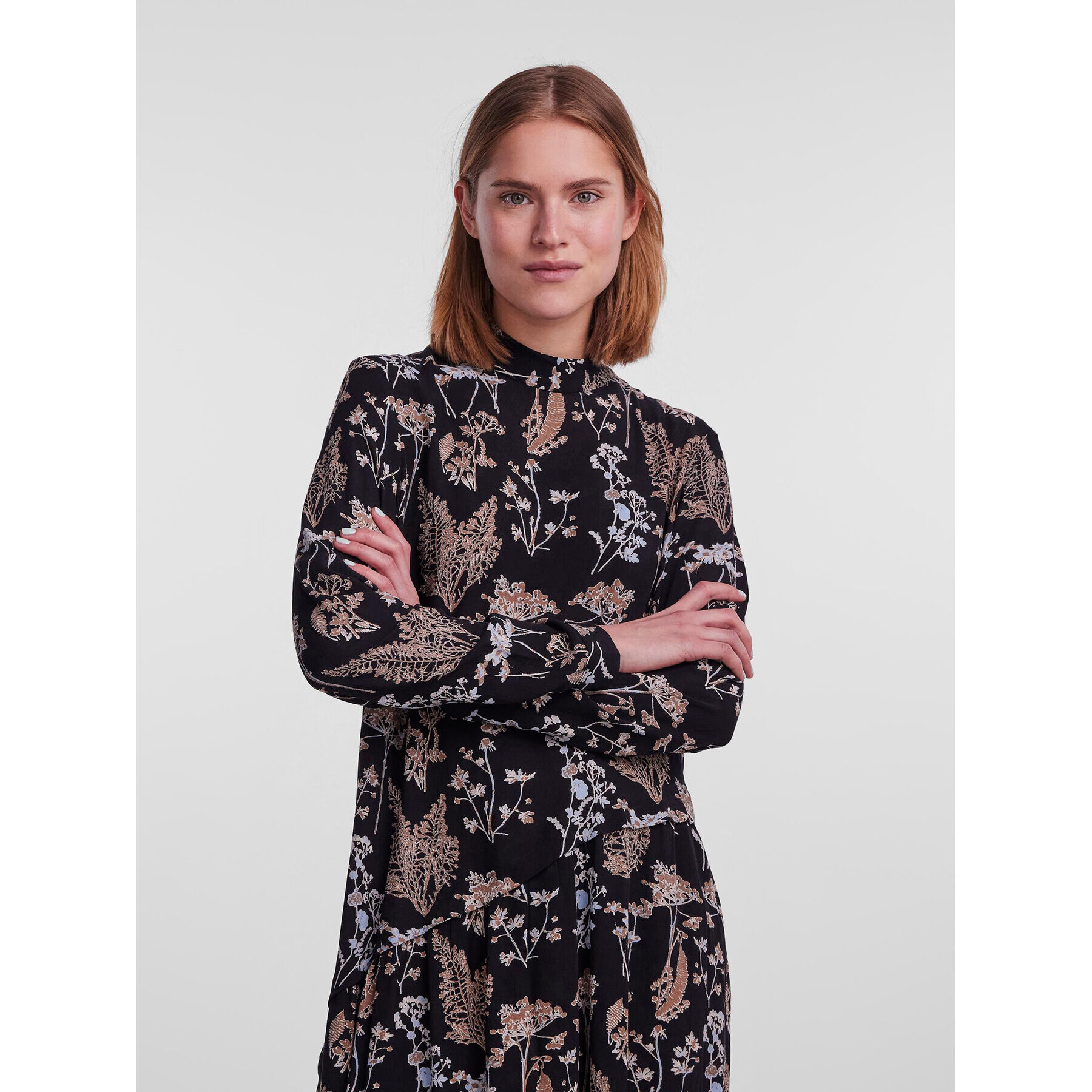 Pieces Ежедневна рокля 17143255 Черен Regular Fit - Pepit.bg