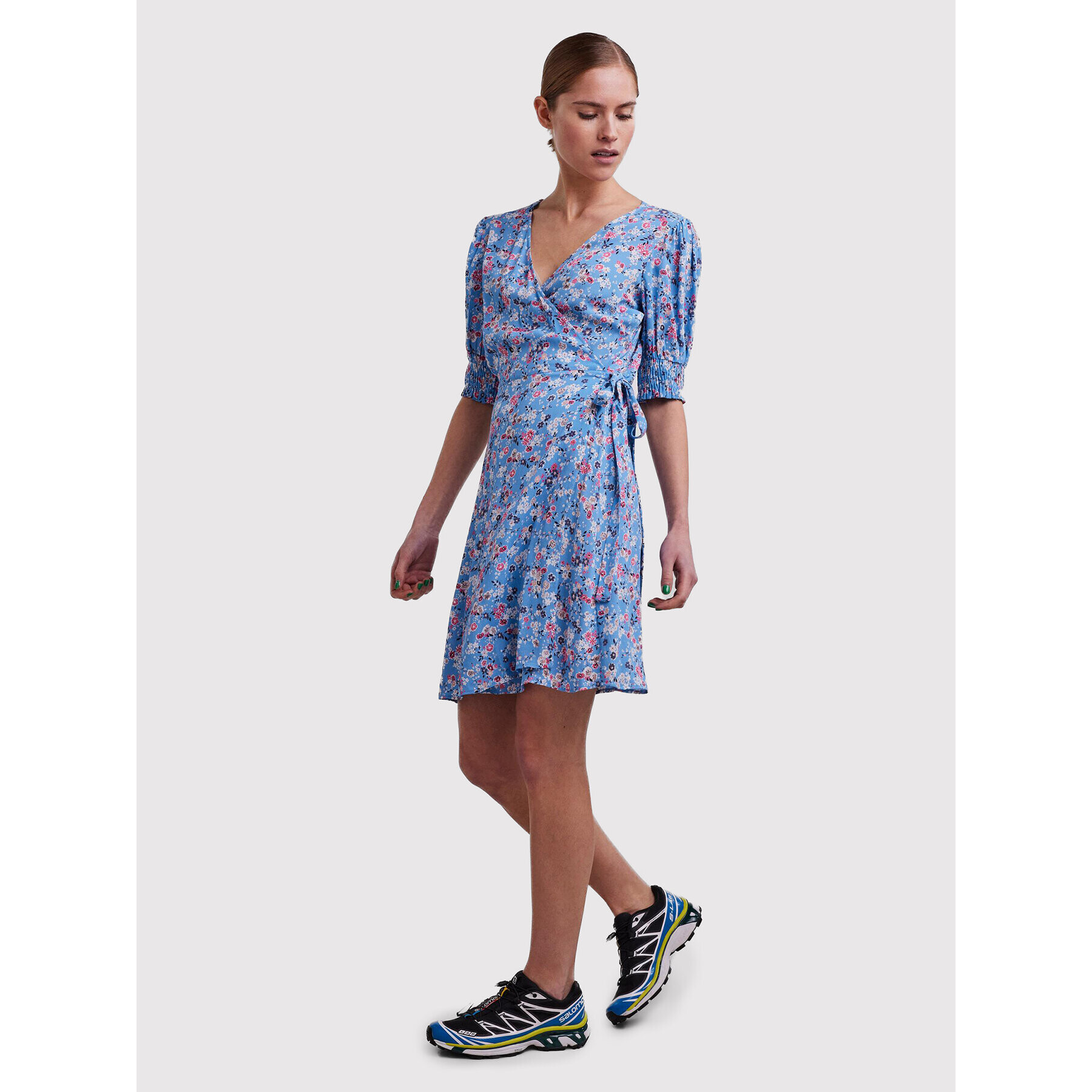 Pieces Ежедневна рокля Gertrude 17125482 Син Regular Fit - Pepit.bg