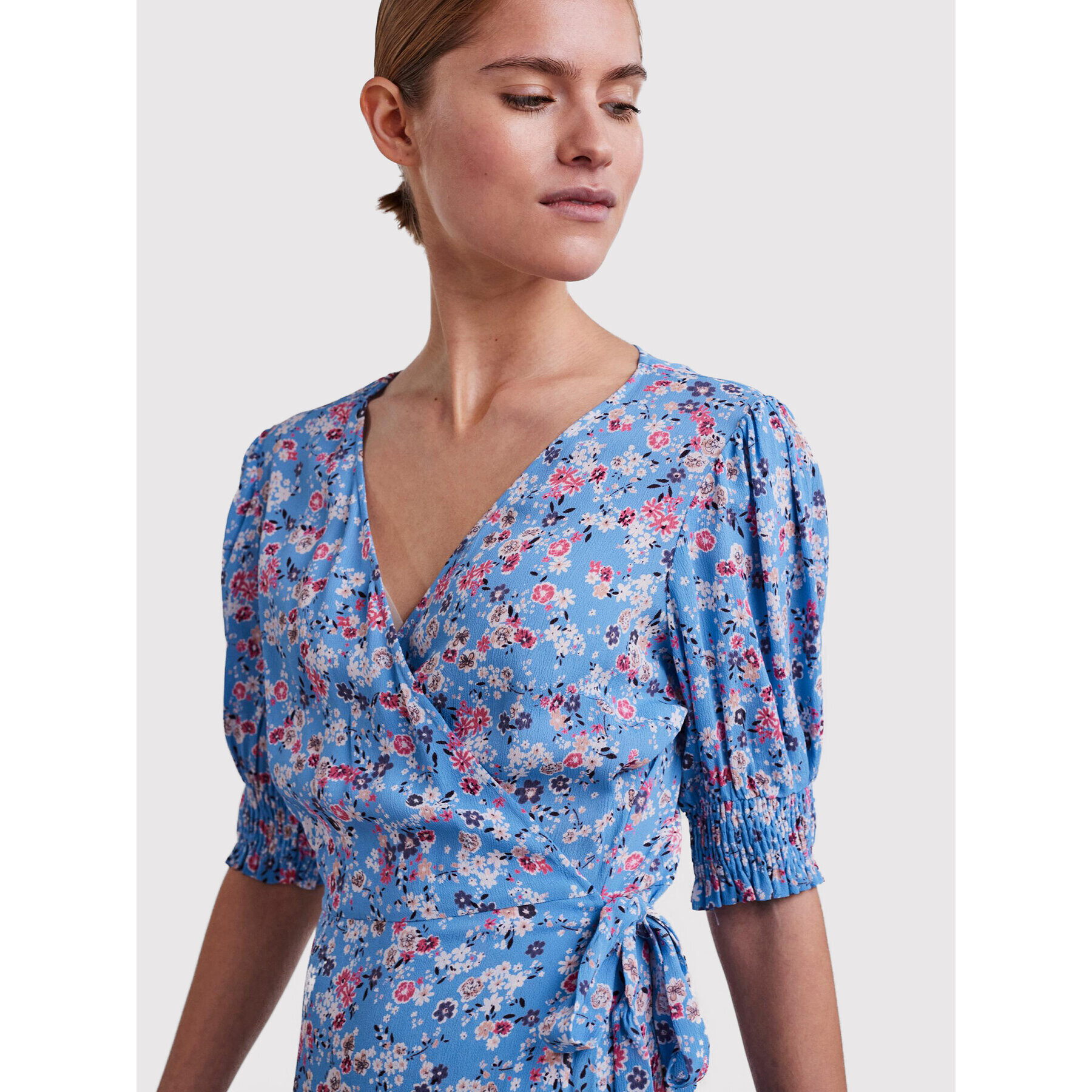 Pieces Ежедневна рокля Gertrude 17125482 Син Regular Fit - Pepit.bg