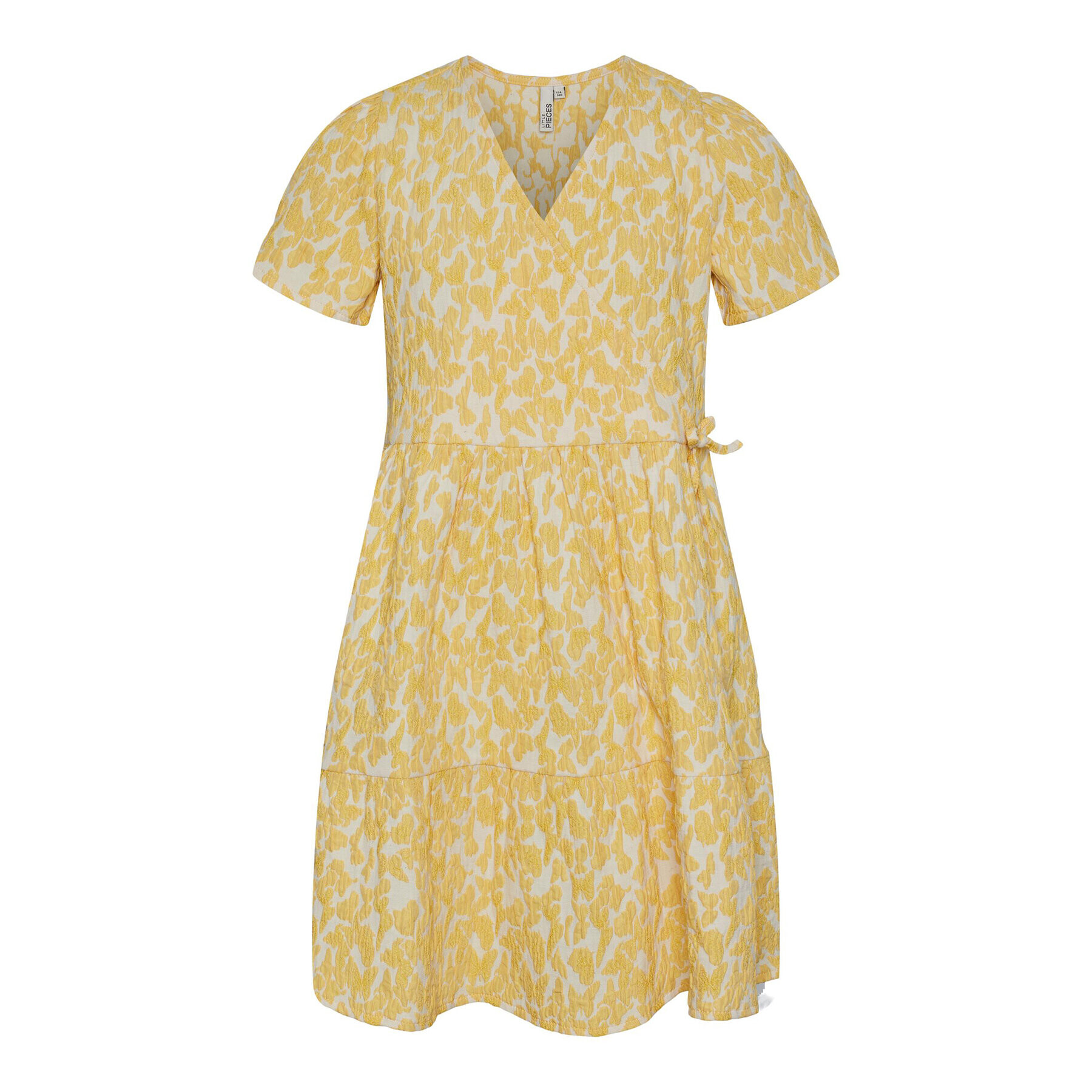 Pieces KIDS Рокля 17137800 Жълт Loose Fit - Pepit.bg