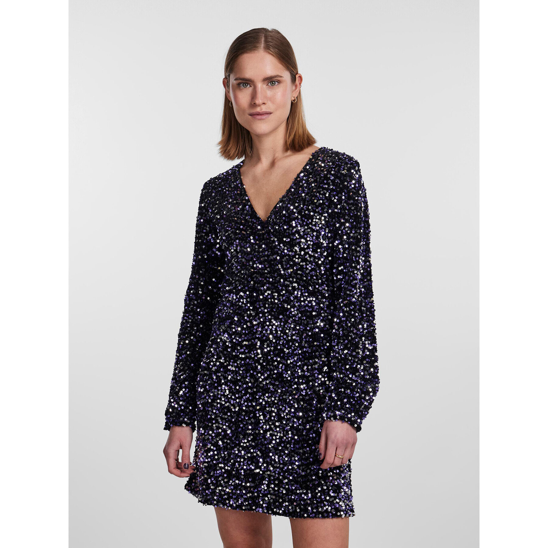 Pieces Коктейлна рокля 17133626 Черен Slim Fit - Pepit.bg