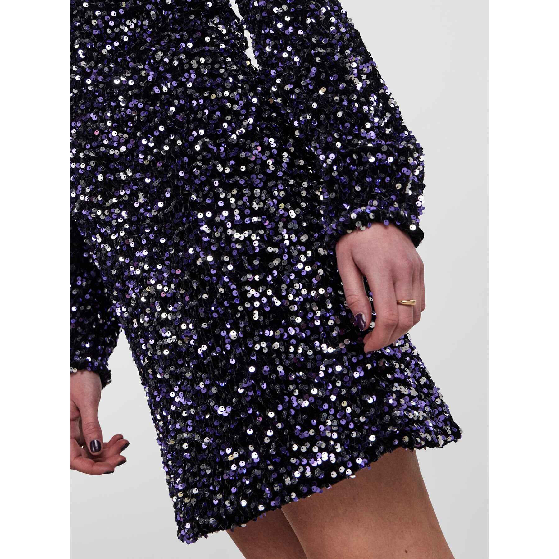 Pieces Коктейлна рокля 17133626 Черен Slim Fit - Pepit.bg