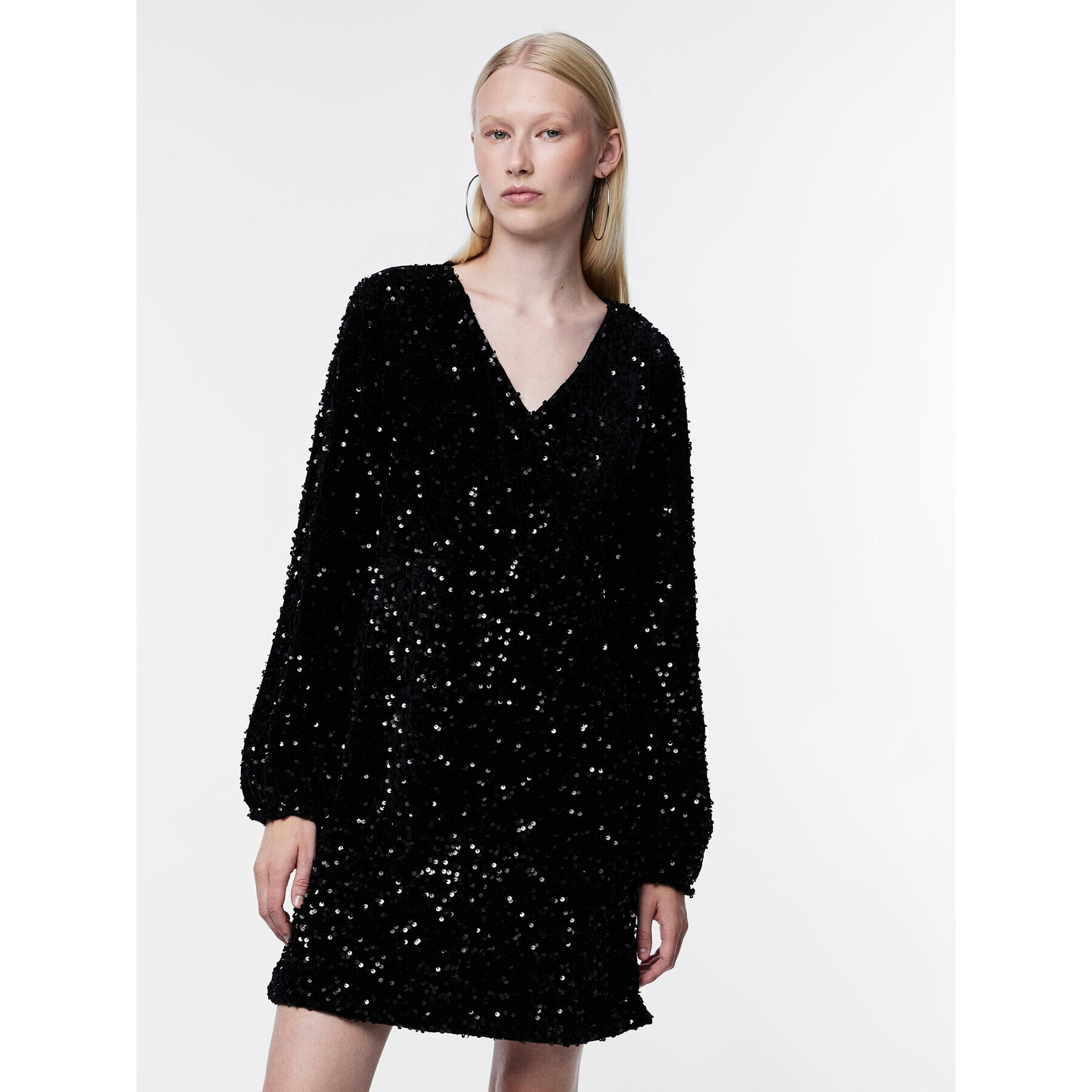 Pieces Коктейлна рокля 17133626 Черен Slim Fit - Pepit.bg