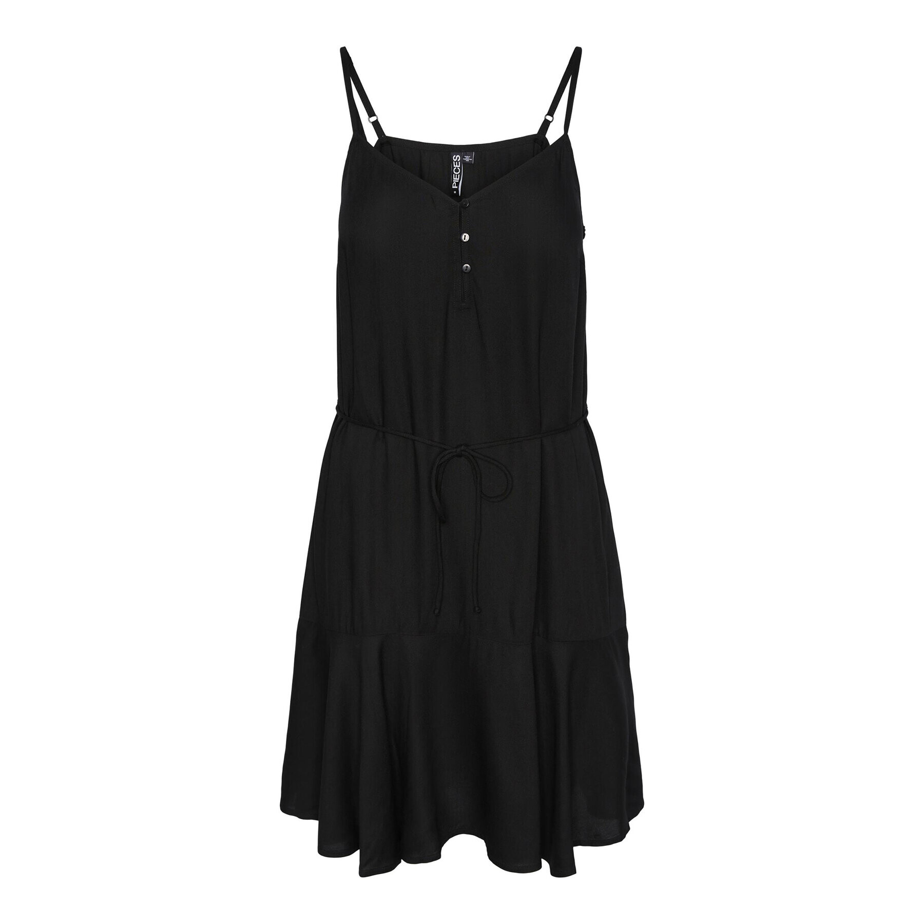 Pieces Лятна рокля Nya 17111424 Черен Regular Fit - Pepit.bg