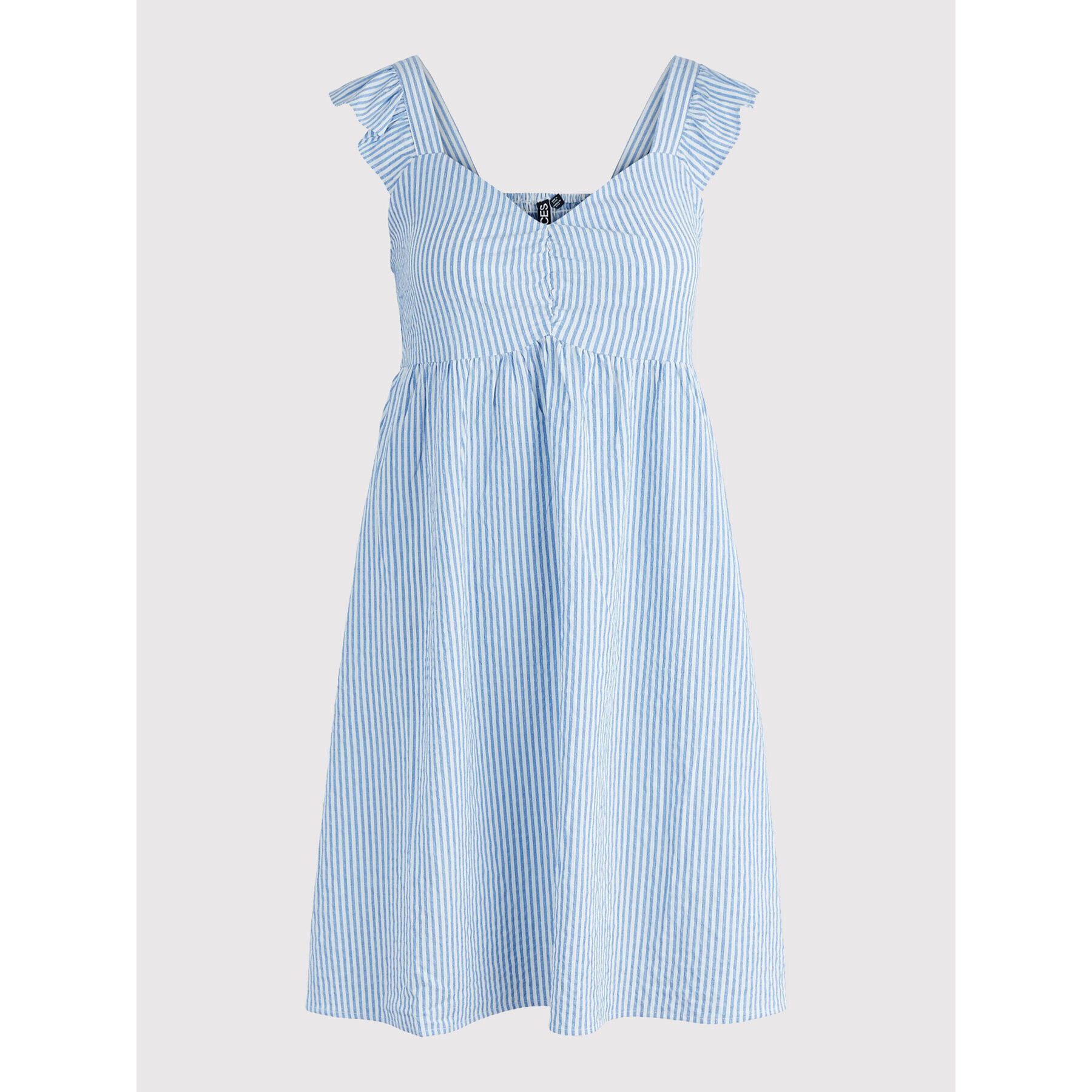 Pieces Лятна рокля Serra 17126221 Син Regular Fit - Pepit.bg