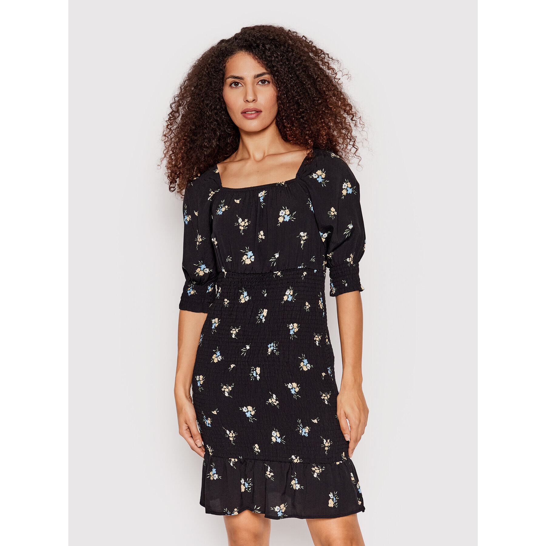 Pieces Лятна рокля Viva 17123749 Черен Slim Fit - Pepit.bg