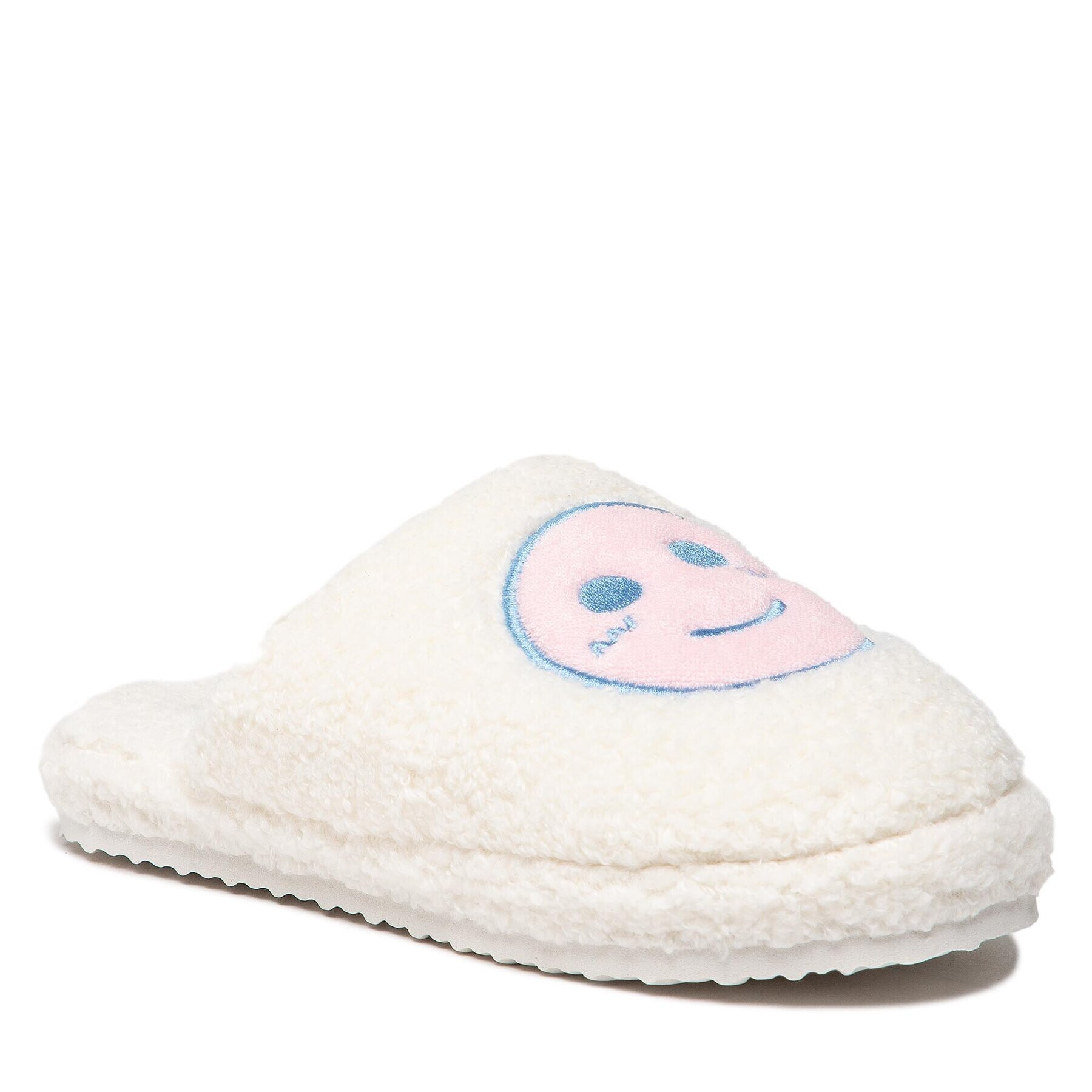 Pieces Пантофи Pcmulle Happy Slipper 17129247 Бял - Pepit.bg