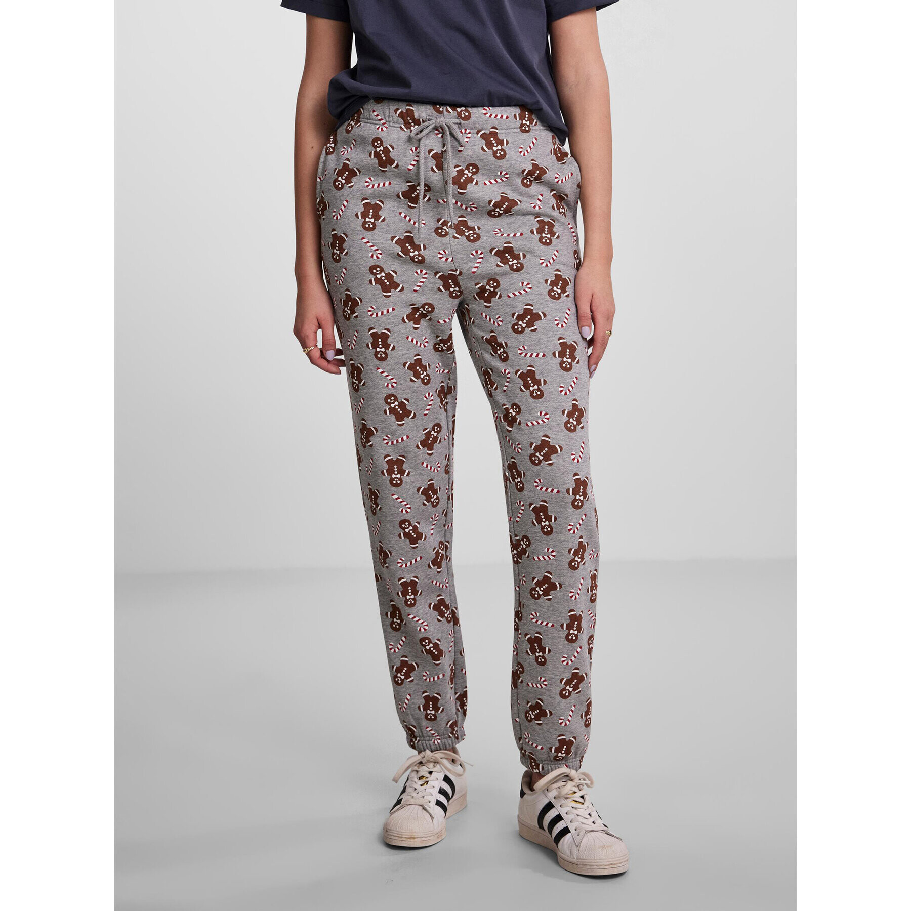 Pieces Пижама 17119170 Сив Loose Fit - Pepit.bg
