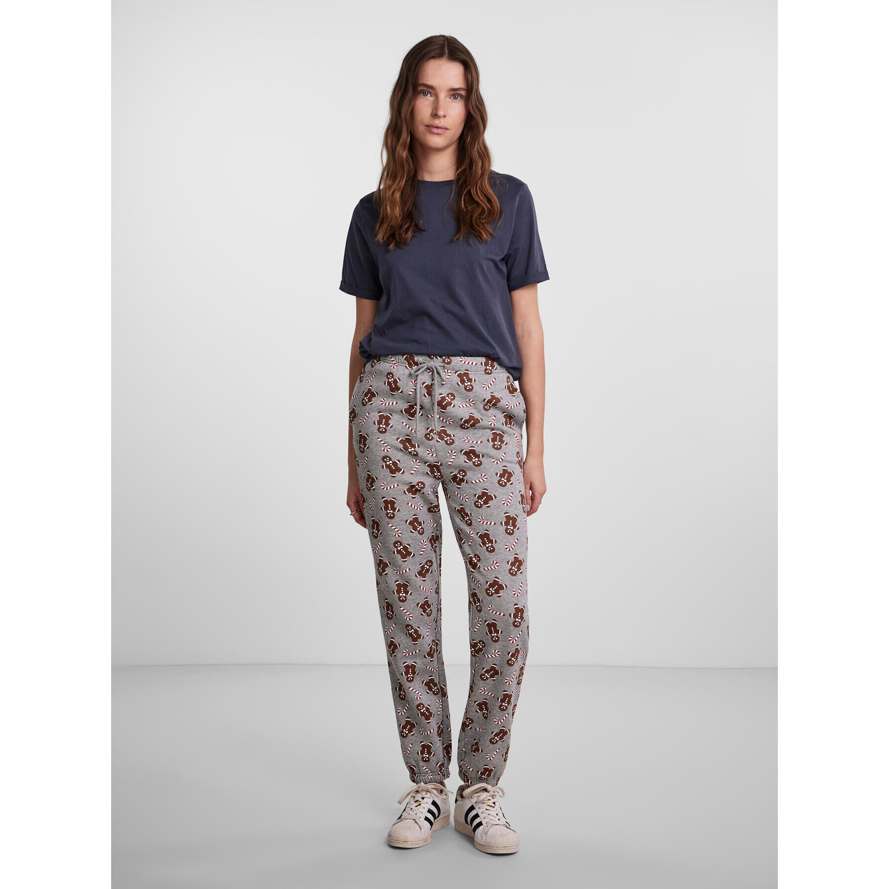 Pieces Пижама 17119170 Сив Loose Fit - Pepit.bg