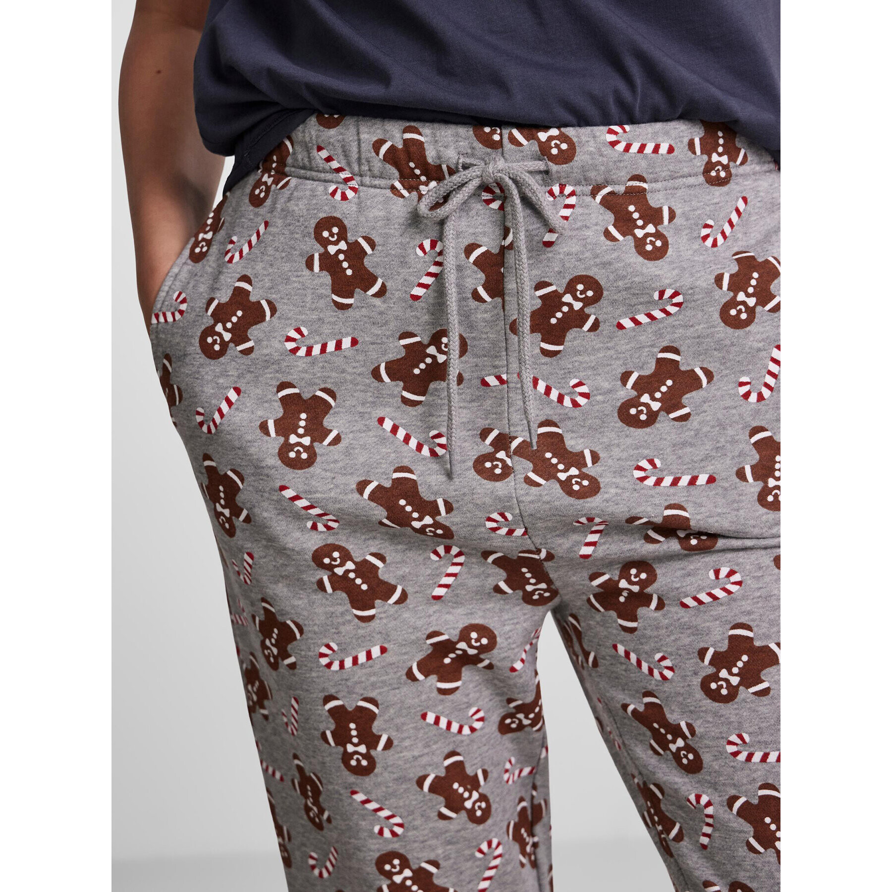 Pieces Пижама 17119170 Сив Loose Fit - Pepit.bg
