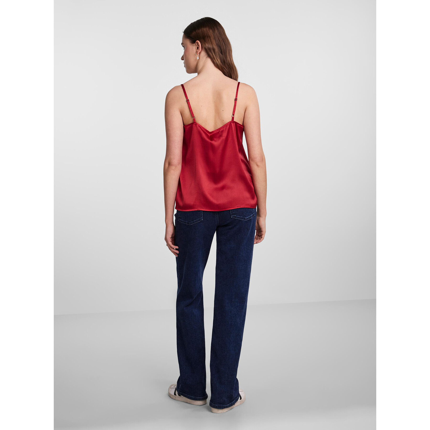 Pieces Пижама 17142952 Червен Regular Fit - Pepit.bg