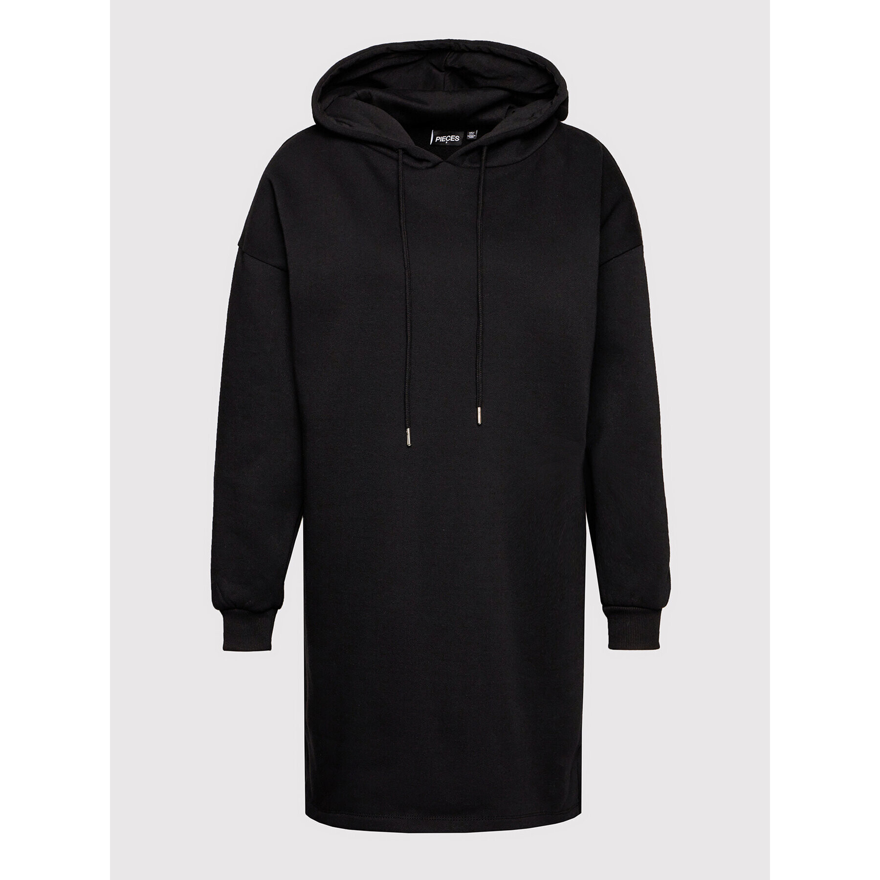 Pieces Плетена рокля Chilli 17115876 Черен Relaxed Fit - Pepit.bg