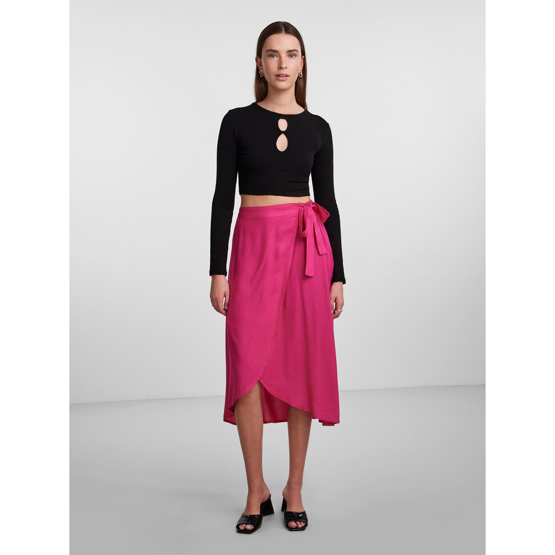 Pieces Пола 17133697 Розов Regular Fit - Pepit.bg