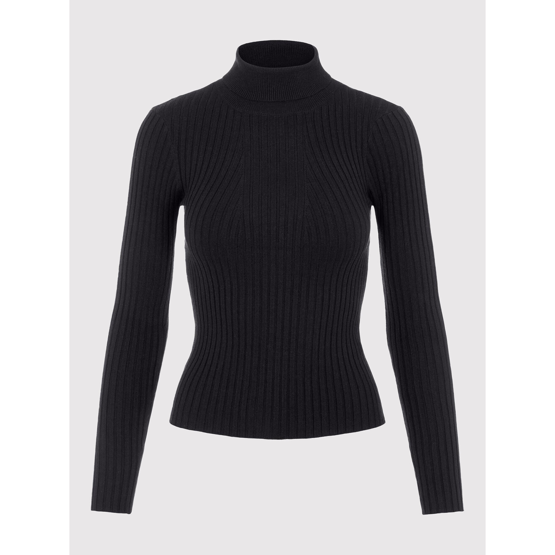 Pieces Поло Crista 17115049 Черен Slim Fit - Pepit.bg