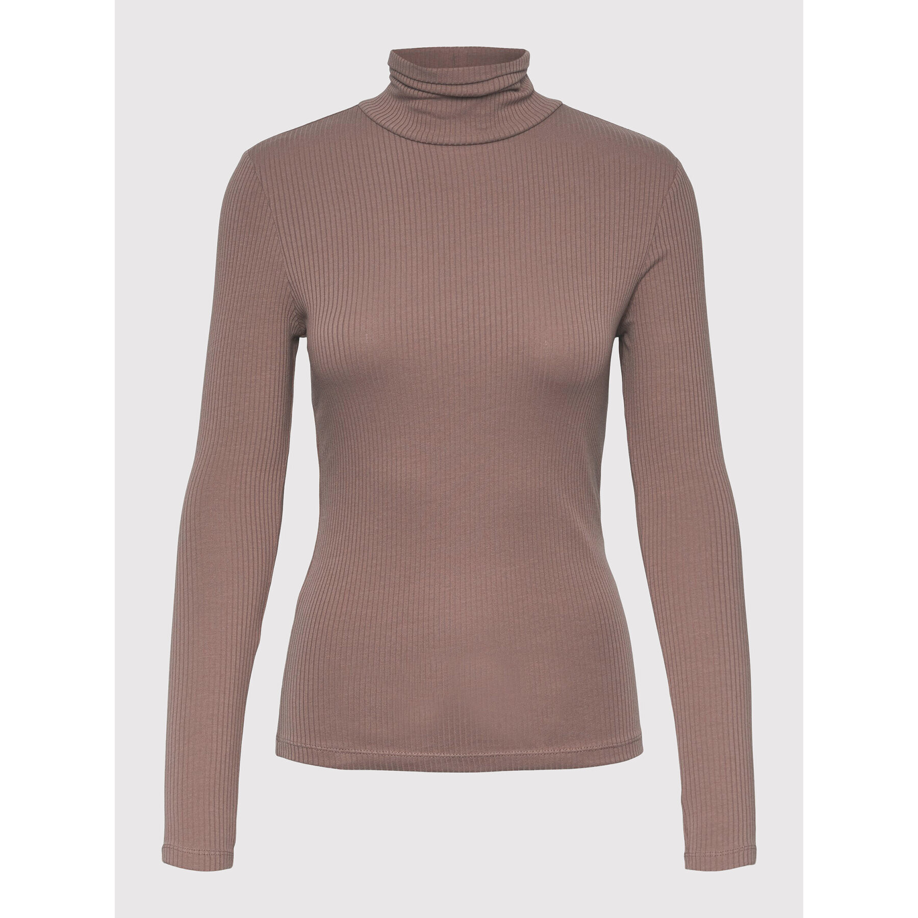 Pieces Поло Kitte 17127241 Кафяв Slim Fit - Pepit.bg