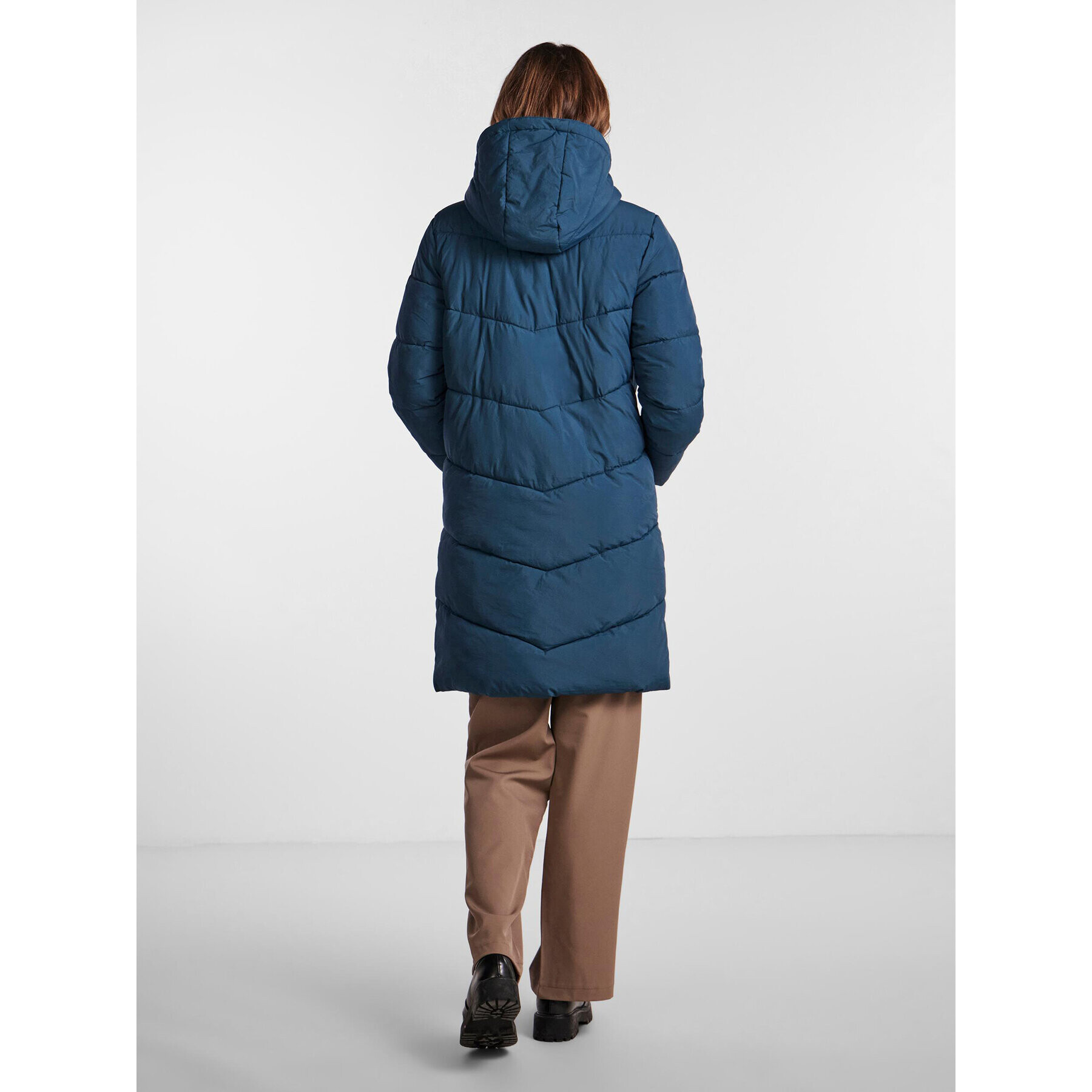 Pieces Пухено яке 17126619 Син Oversize - Pepit.bg