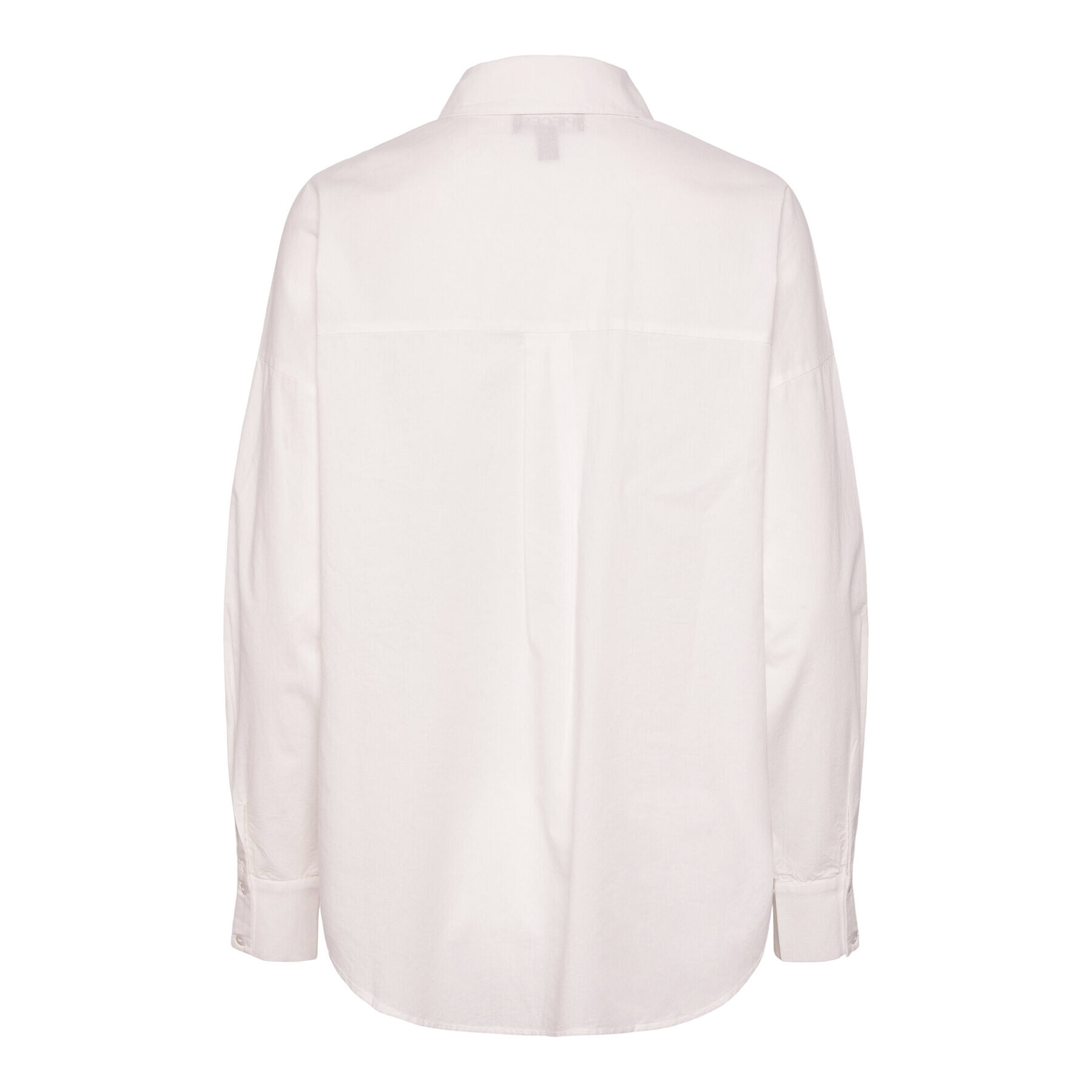 Pieces Риза 17133909 Бял Loose Fit - Pepit.bg