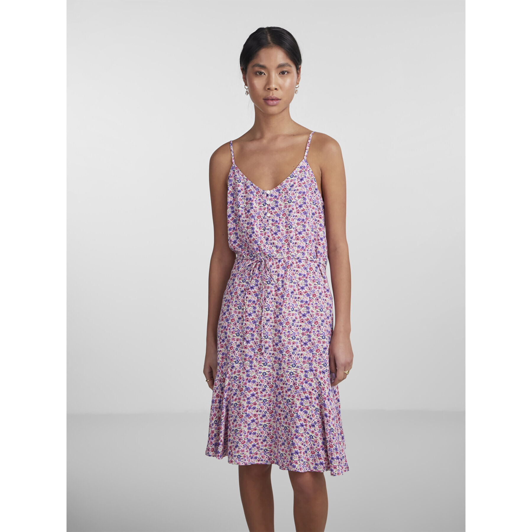 Pieces Рокля 17111424 Виолетов Volume Fit - Pepit.bg