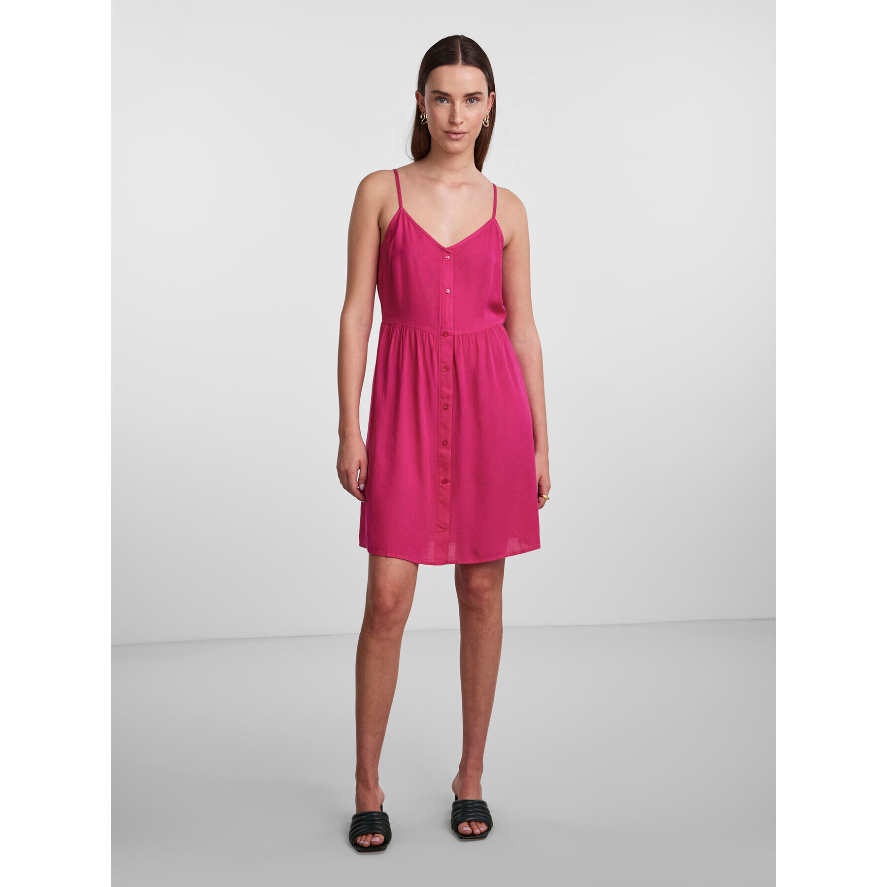 Pieces Ежедневна рокля 17133682 Розов Regular Fit - Pepit.bg