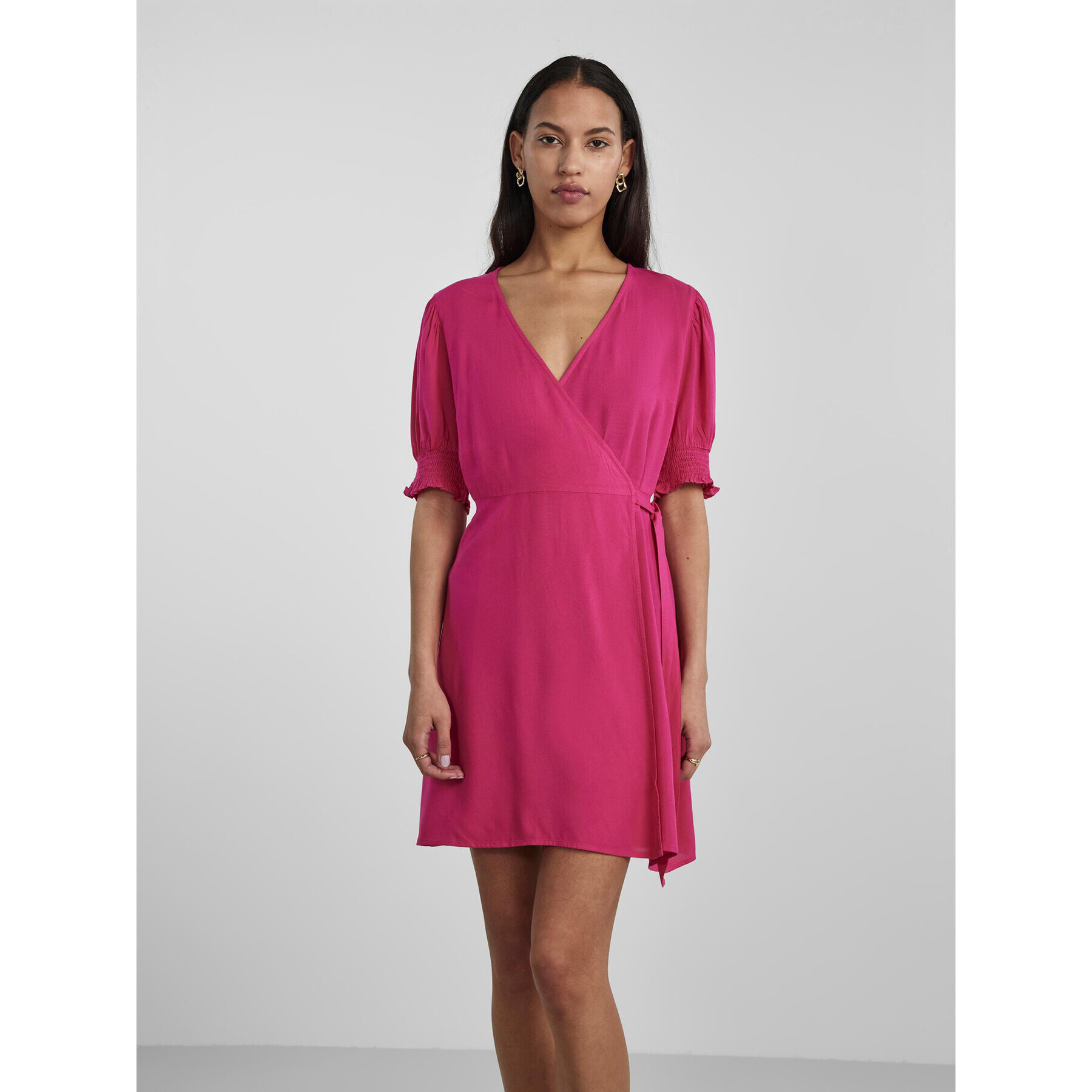Pieces Ежедневна рокля 17133694 Розов Regular Fit - Pepit.bg
