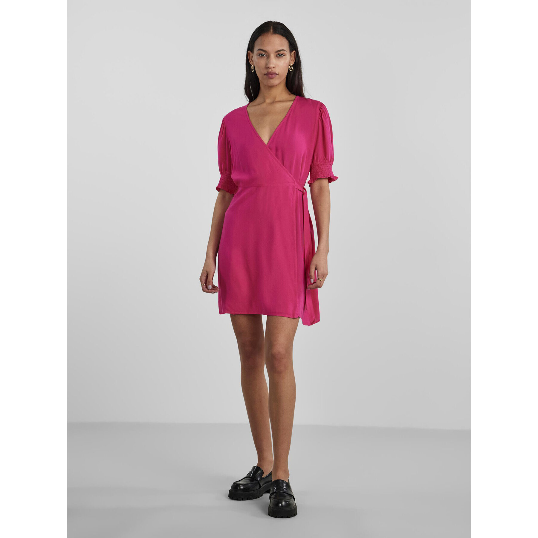 Pieces Ежедневна рокля 17133694 Розов Regular Fit - Pepit.bg
