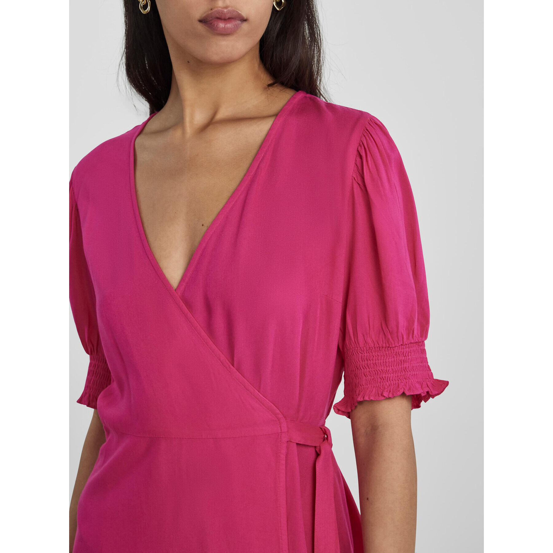 Pieces Ежедневна рокля 17133694 Розов Regular Fit - Pepit.bg