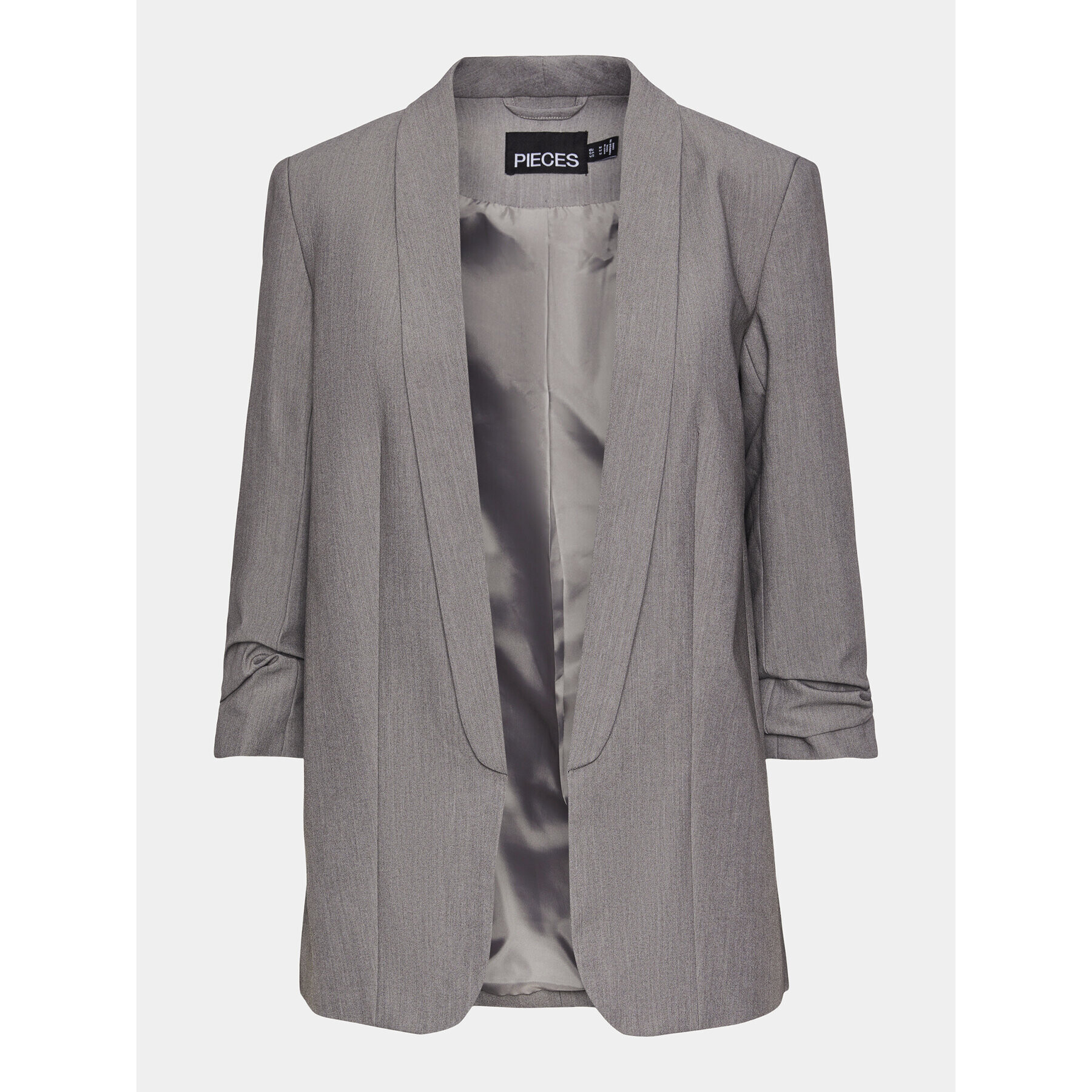 Pieces Сако Bosella 17090996 Сив Regular Fit - Pepit.bg