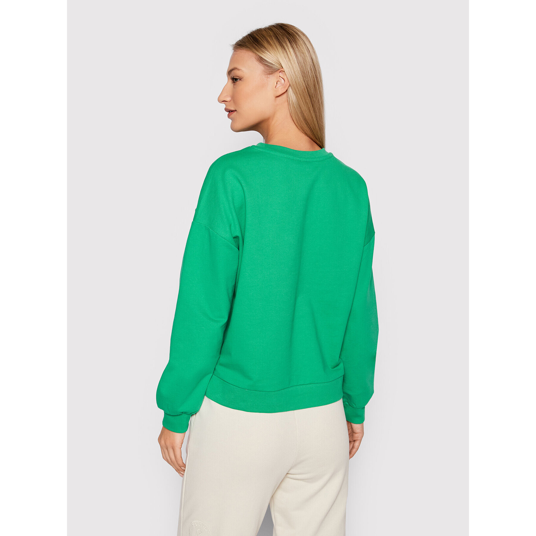 Pieces Суитшърт Vienna 17123777 Зелен Relaxed Fit - Pepit.bg