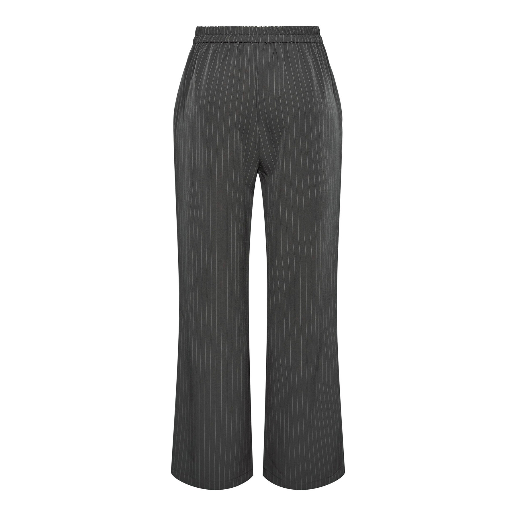 Pieces Текстилни панталони 17130407 Сив Loose Fit - Pepit.bg