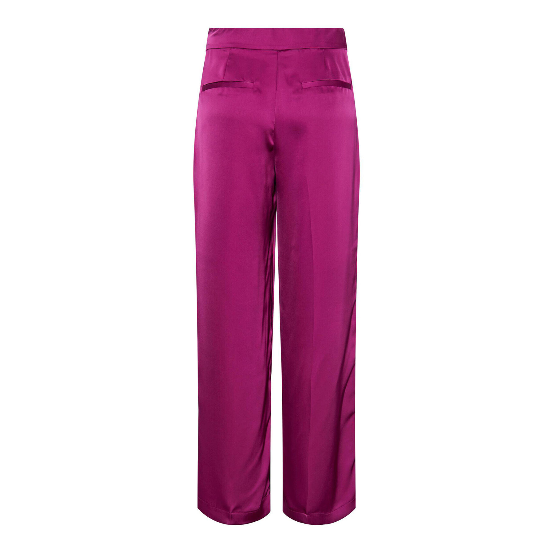 Pieces Текстилни панталони 17143555 Виолетов Wide Leg - Pepit.bg
