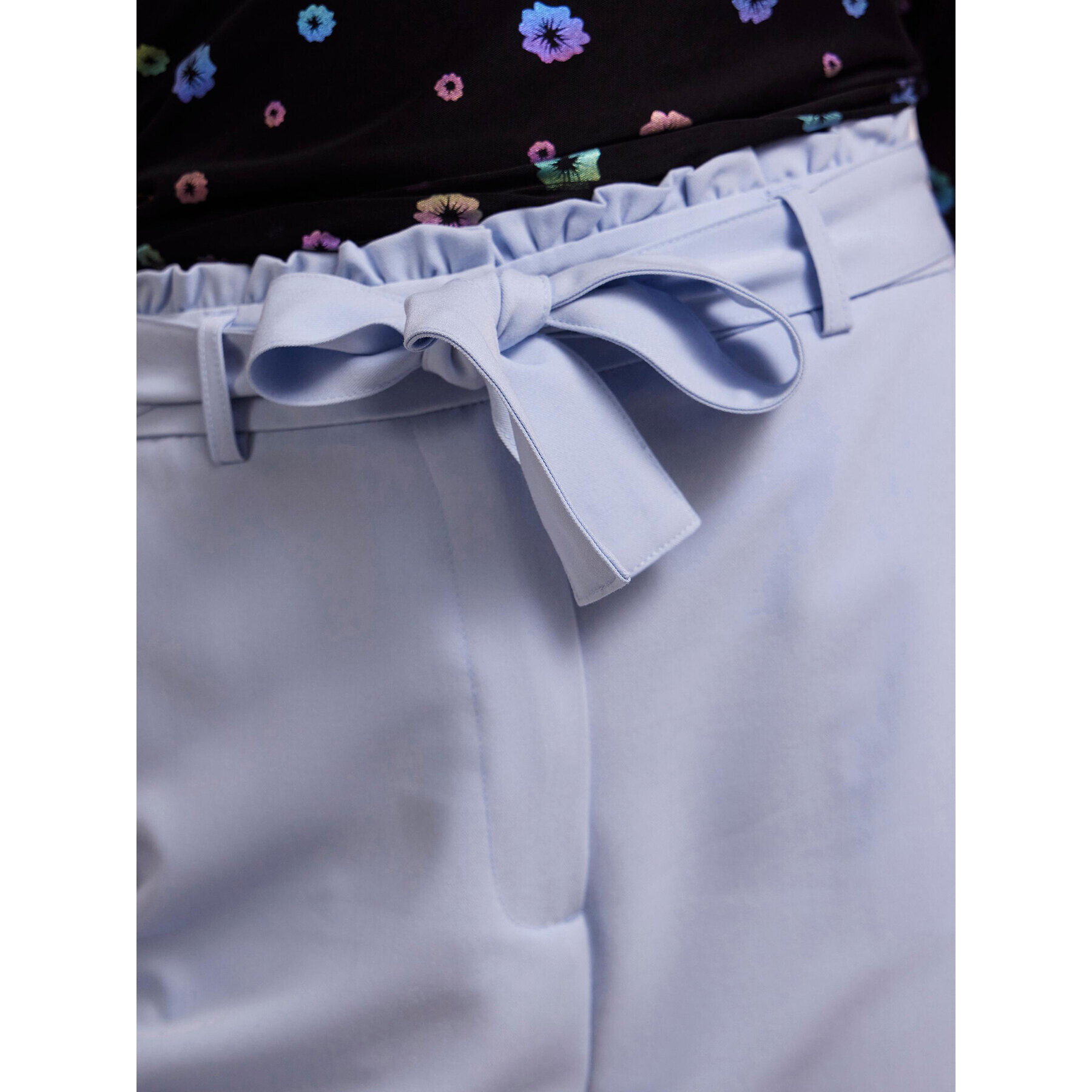 Pieces Текстилни панталони Boss 17133543 Син Straight Fit - Pepit.bg