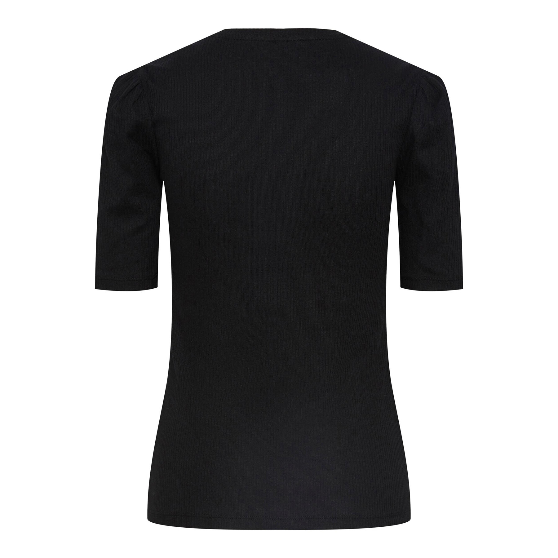Pieces Тишърт 17133700 Черен Slim Fit - Pepit.bg