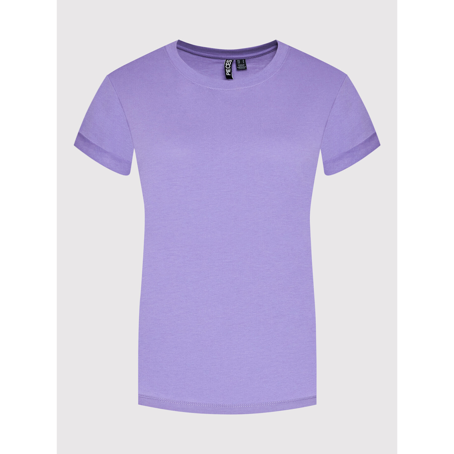 Pieces Тишърт Ria 17086970 Виолетов Regular Fit - Pepit.bg