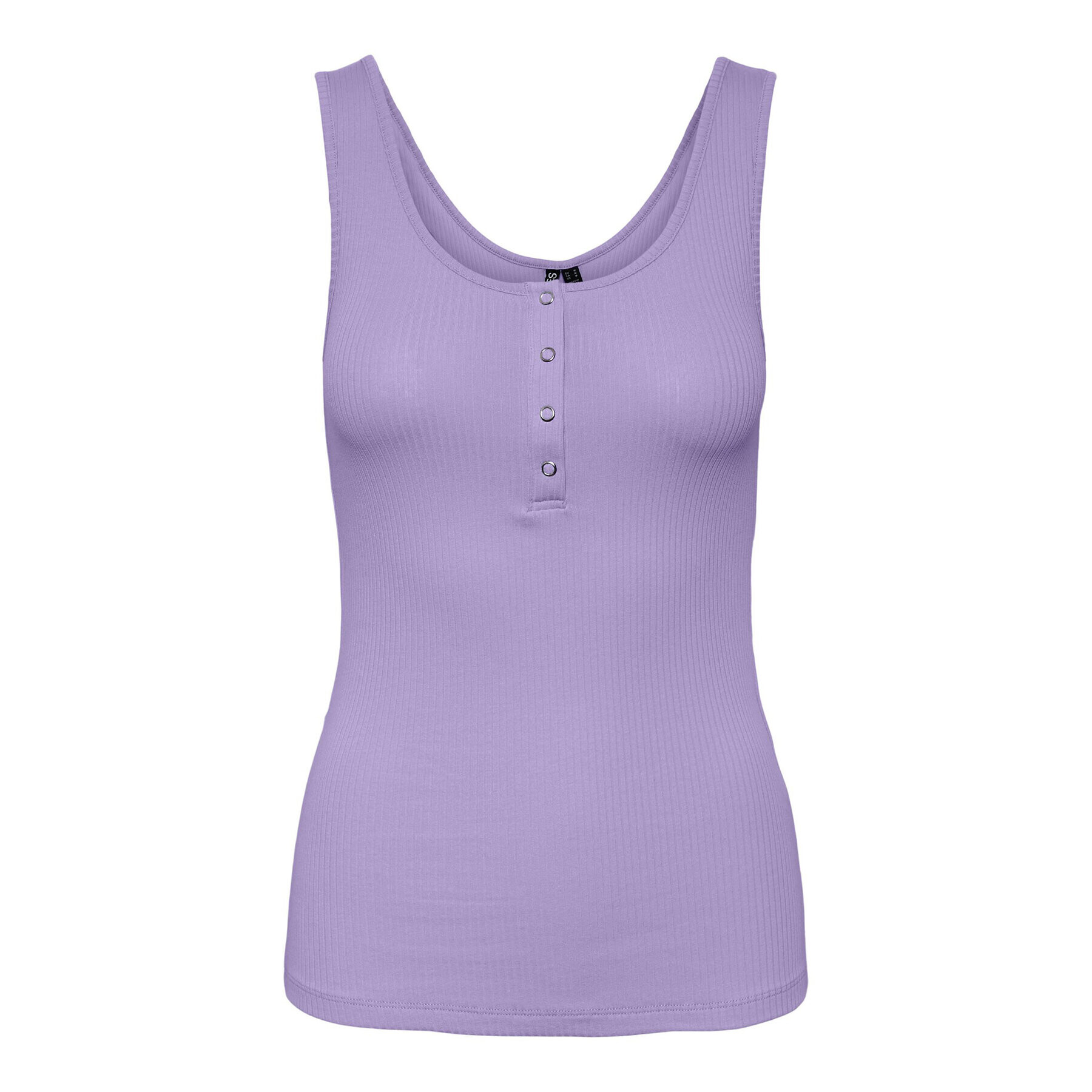 Pieces топ 17101438 Виолетов Slim Fit - Pepit.bg