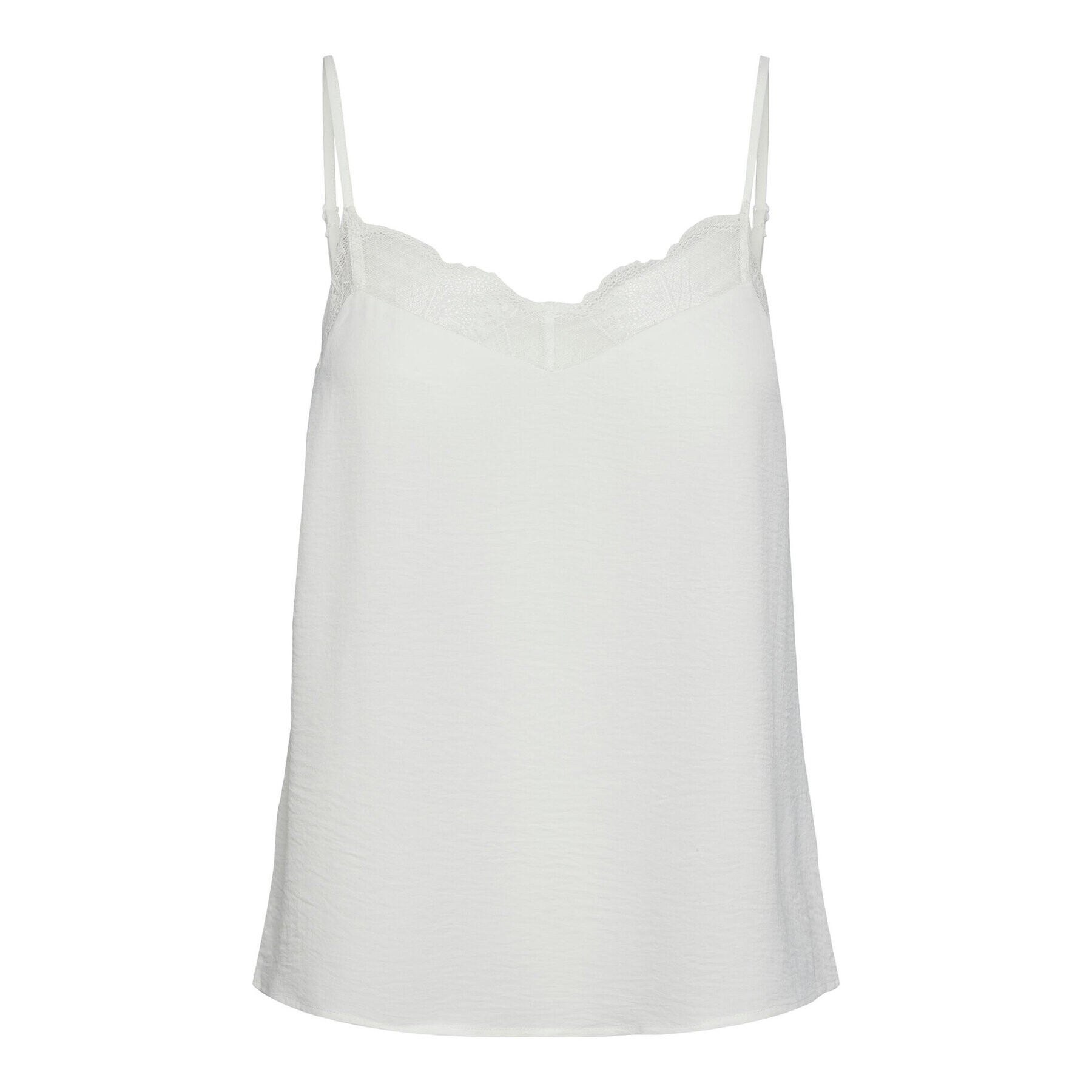 Pieces топ 17132739 Бял Regular Fit - Pepit.bg