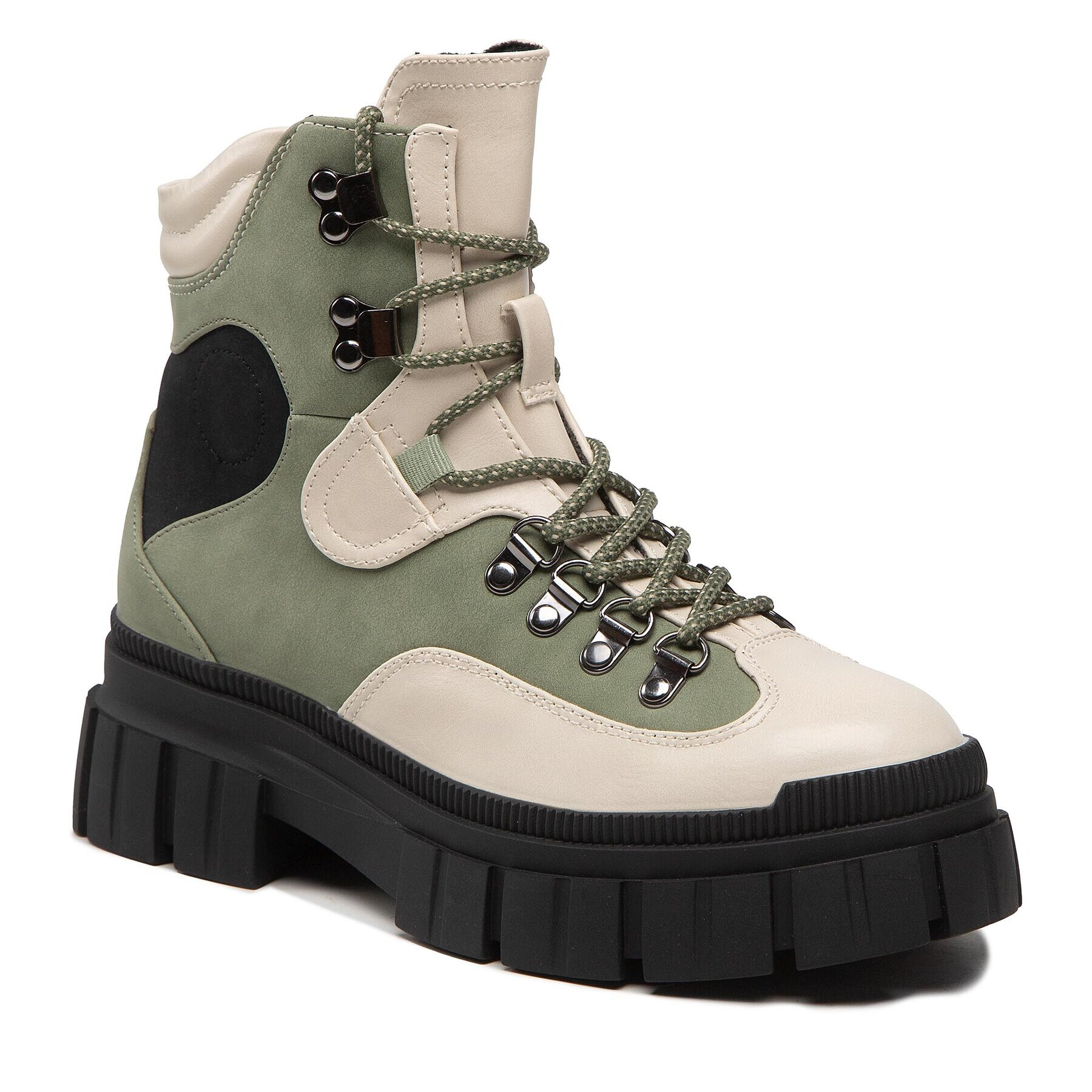 Pieces Туристически oбувки Pcalianc Hiking Boot 17129254 Зелен - Pepit.bg