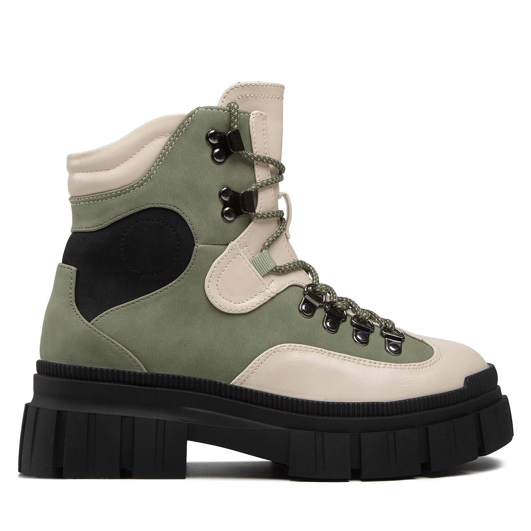 Pieces Туристически oбувки Pcalianc Hiking Boot 17129254 Зелен - Pepit.bg