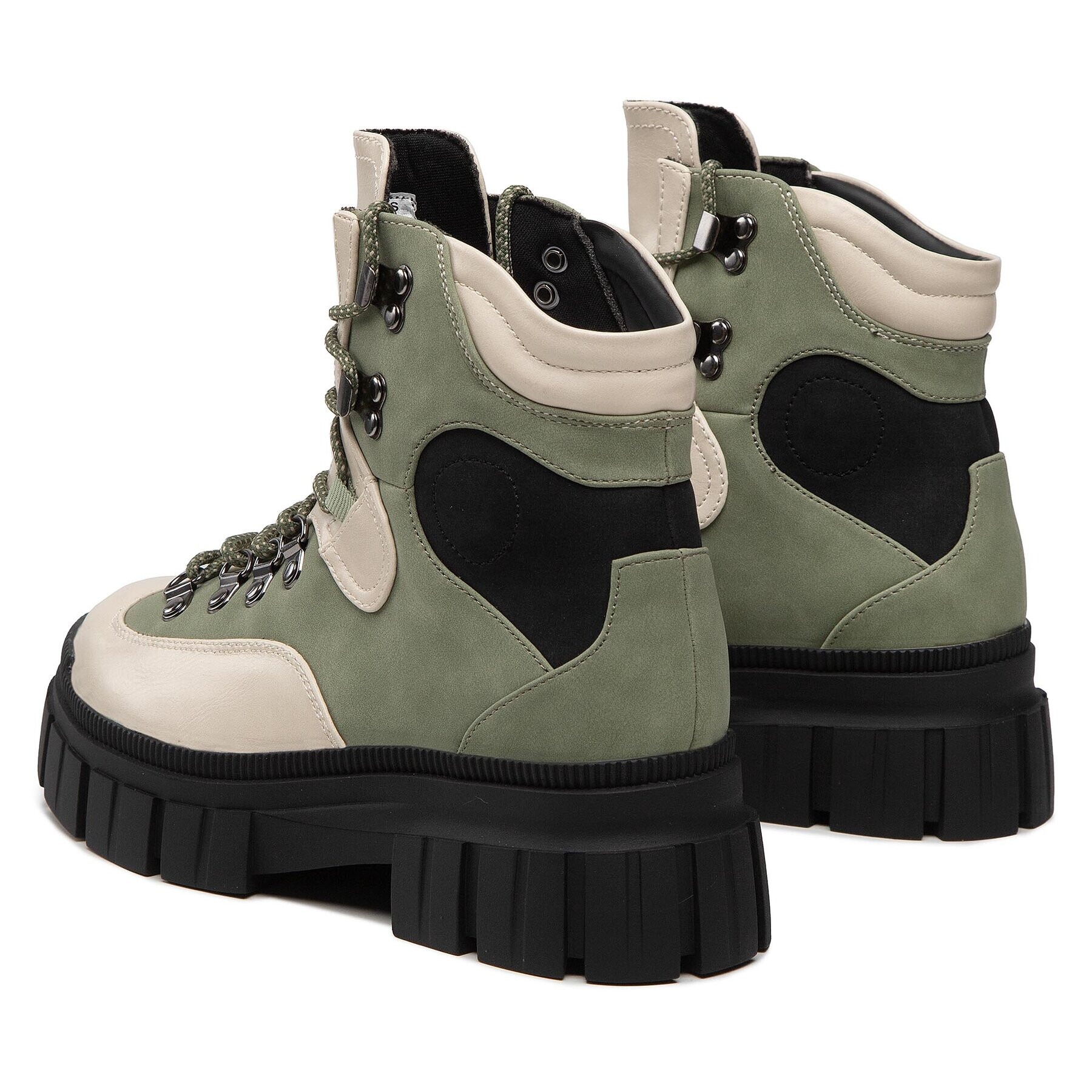 Pieces Туристически oбувки Pcalianc Hiking Boot 17129254 Зелен - Pepit.bg