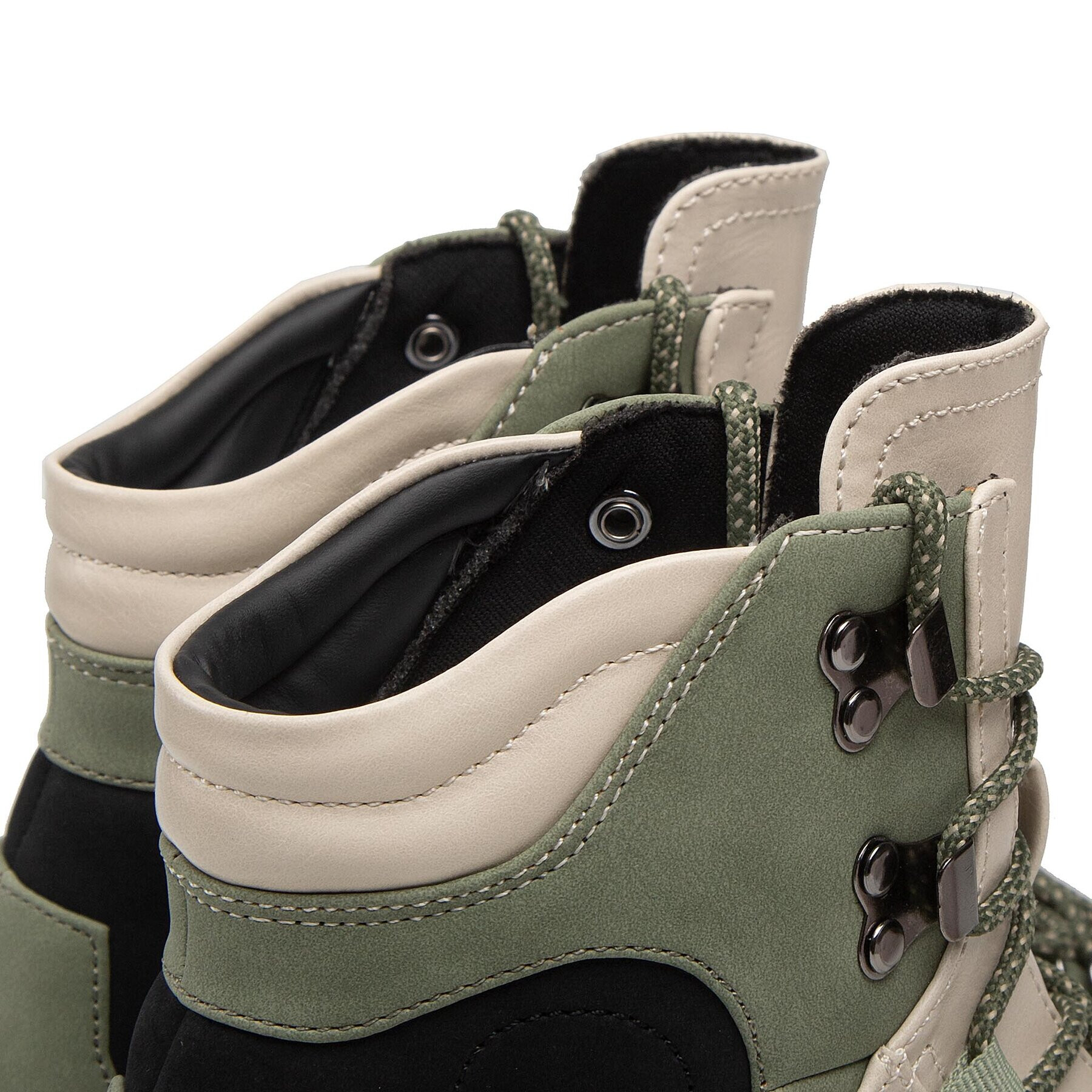 Pieces Туристически oбувки Pcalianc Hiking Boot 17129254 Зелен - Pepit.bg