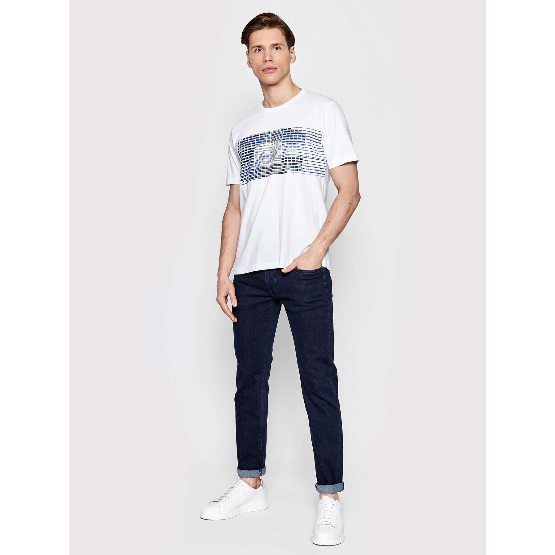 Pierre Cardin Дънки 30030/000/7715 Тъмносин Slim Fit - Pepit.bg