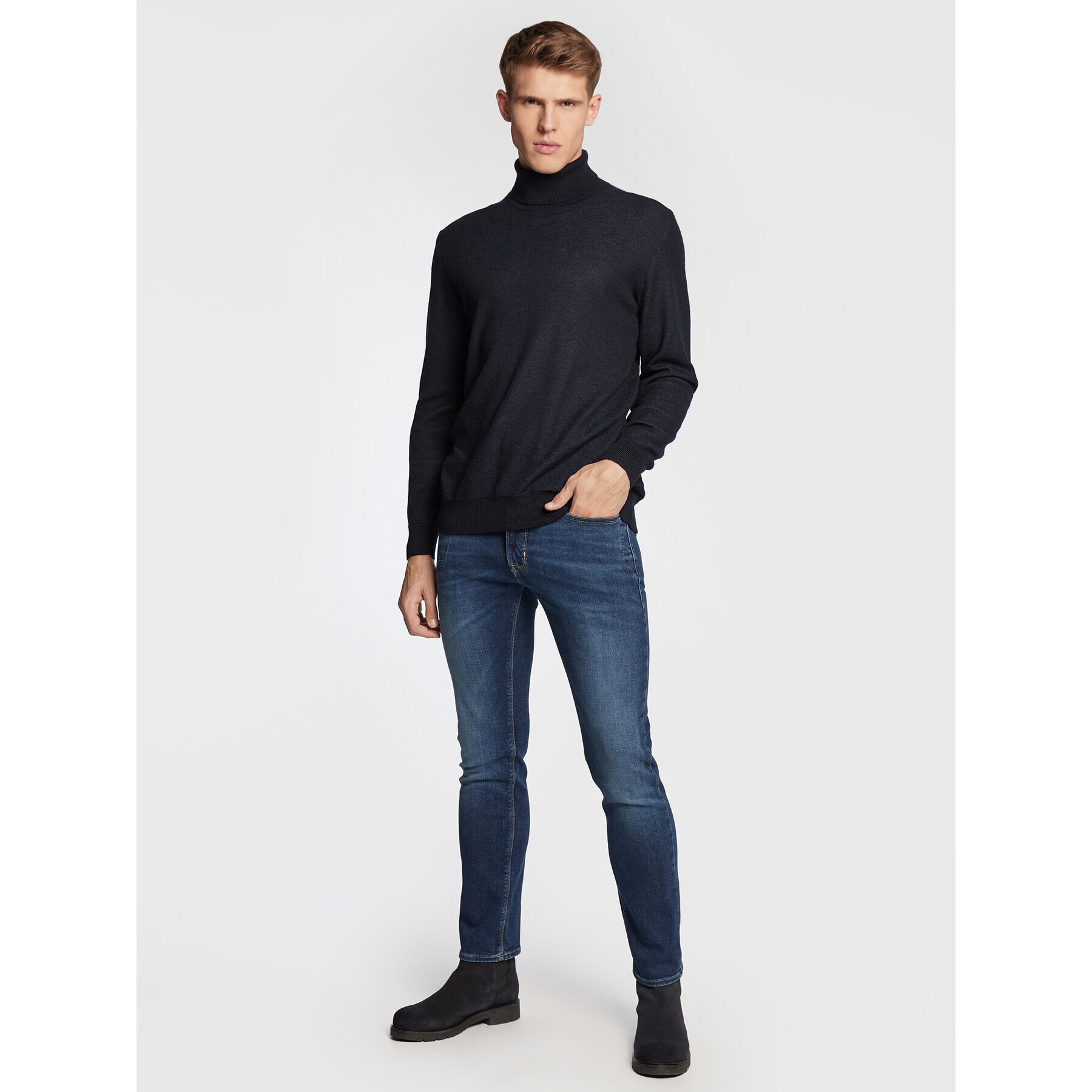 Pierre Cardin Дънки 33110/000/7708 Тъмносин Slim Fit - Pepit.bg