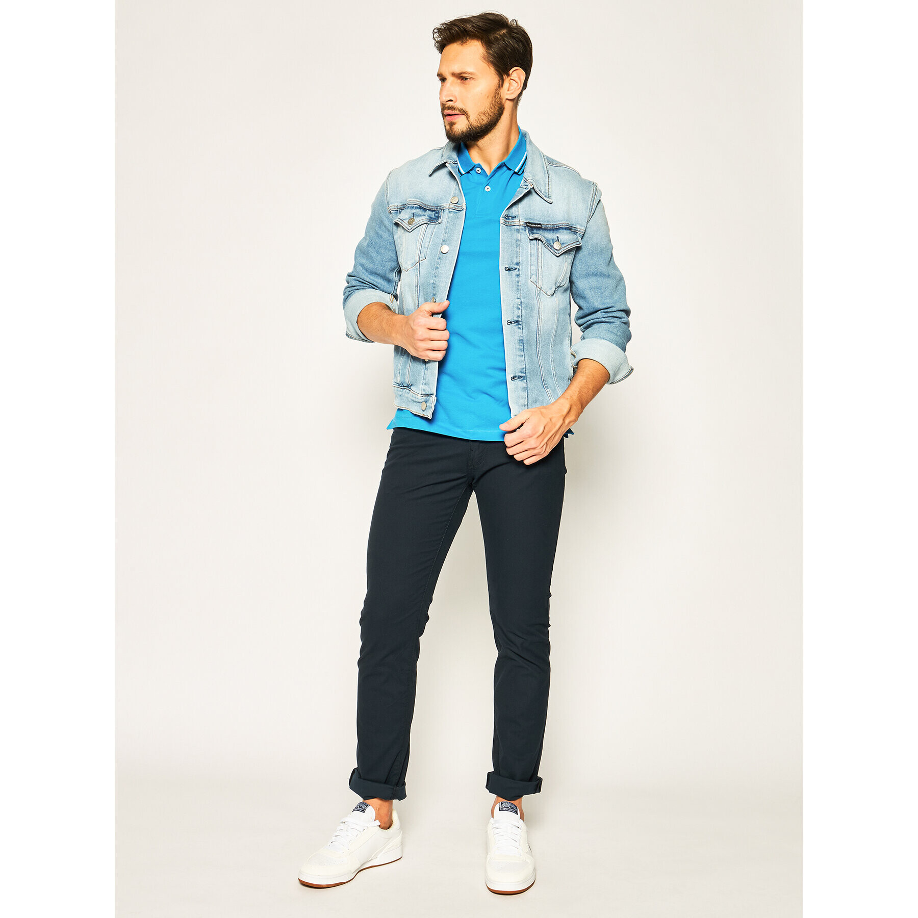 Pierre Cardin Дънки 3451/000/2400 Тъмносин Tapered Fit - Pepit.bg