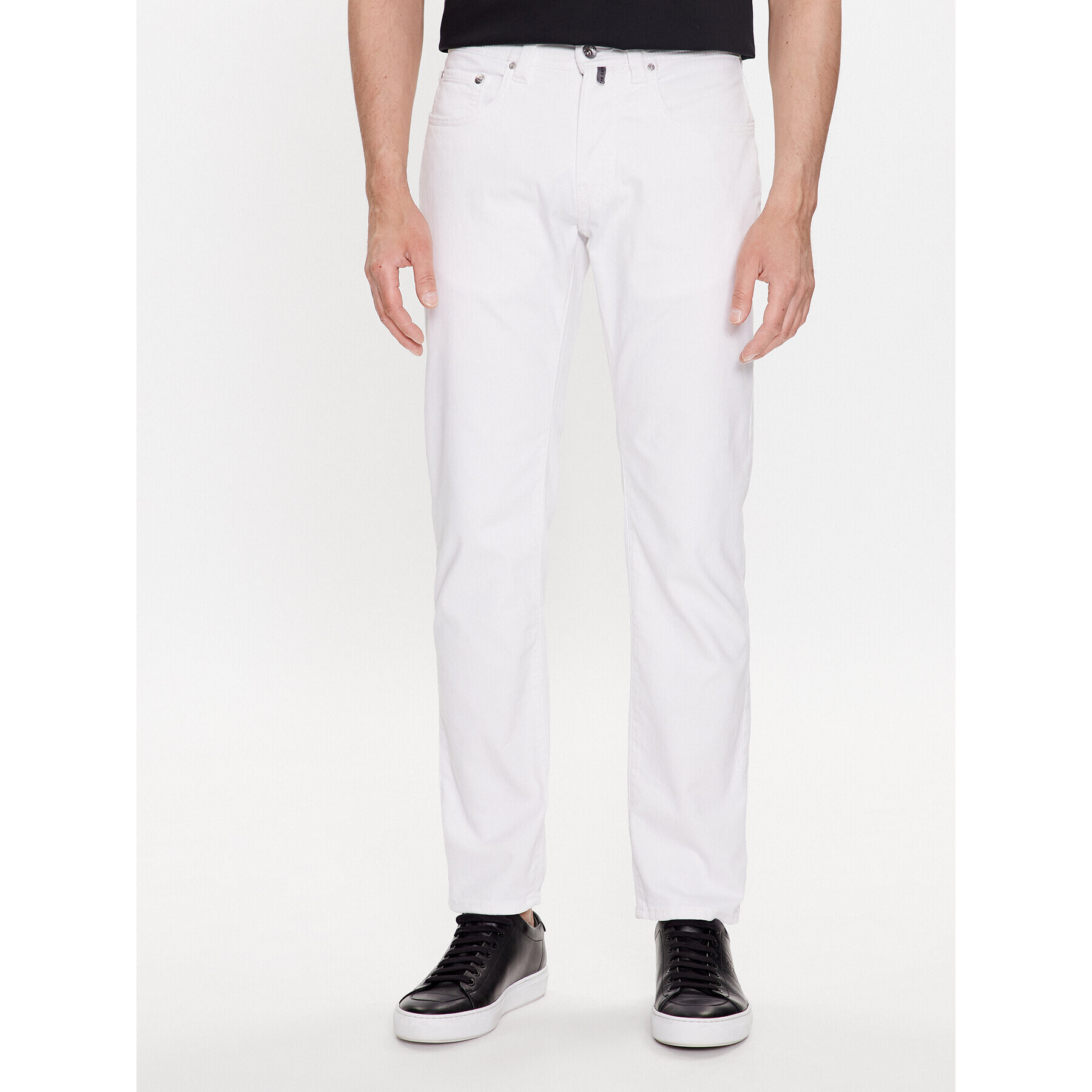 Pierre Cardin Дънки 34510/000/8066 Бял Tapered Fit - Pepit.bg