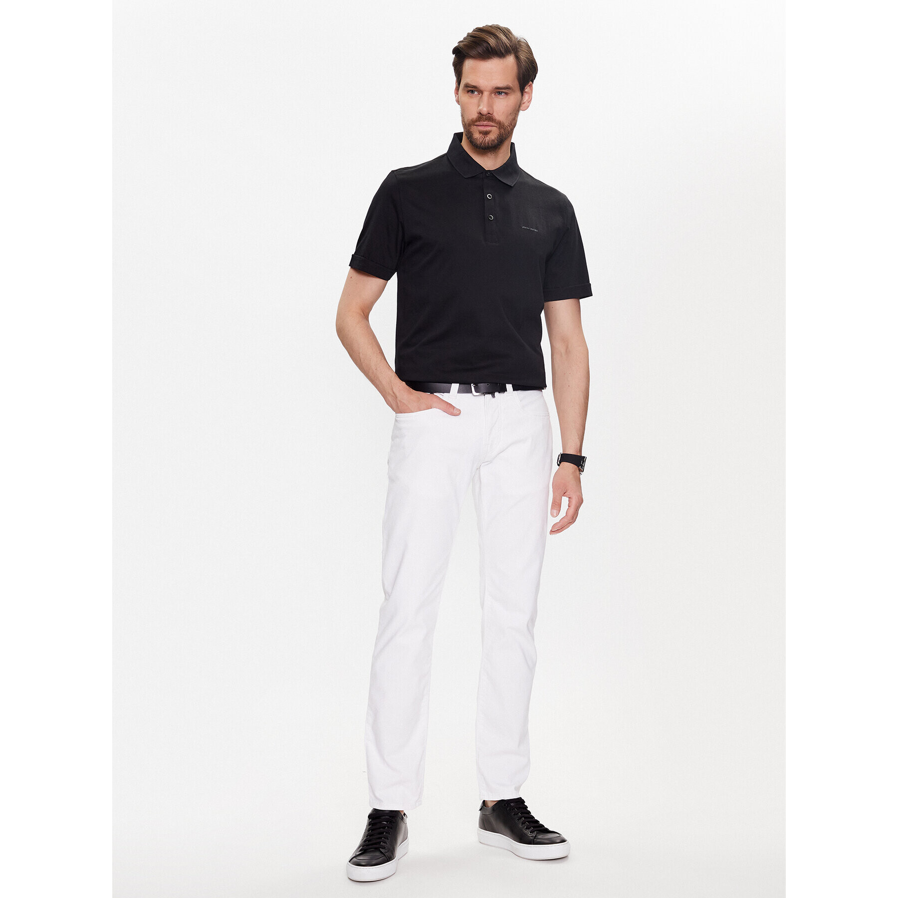 Pierre Cardin Дънки 34510/000/8066 Бял Tapered Fit - Pepit.bg